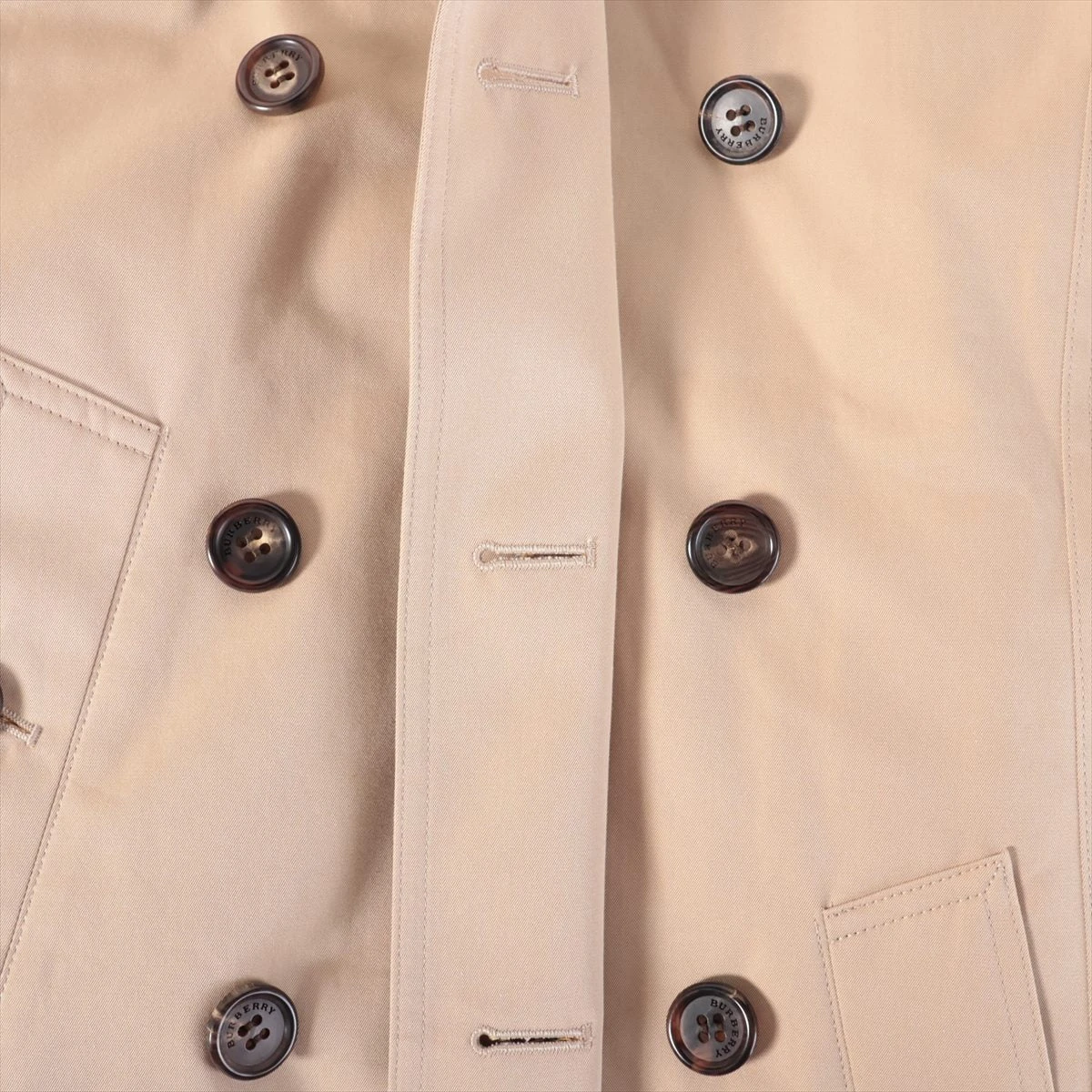 バーバリーロンドン コットン トレンチコート 36 レディース ベージュ