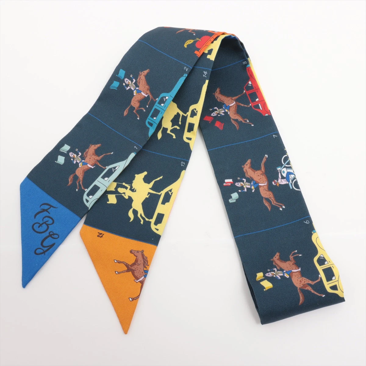 【美品】HERMES エルメス・パラード ツイリー スカーフ エルメス スカーフ ツイリー エルメス・パラード Hermes Parade