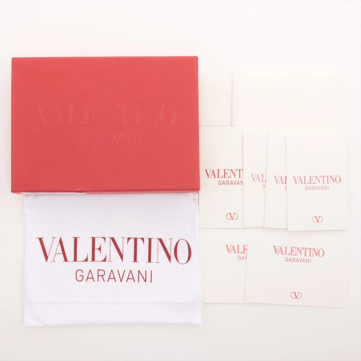 【VALENTINO】送料/関税込 ガラバニ Vロゴ マネークリップ ヴァレンティノガラヴァーニ Vロゴ レザー マネークリップ