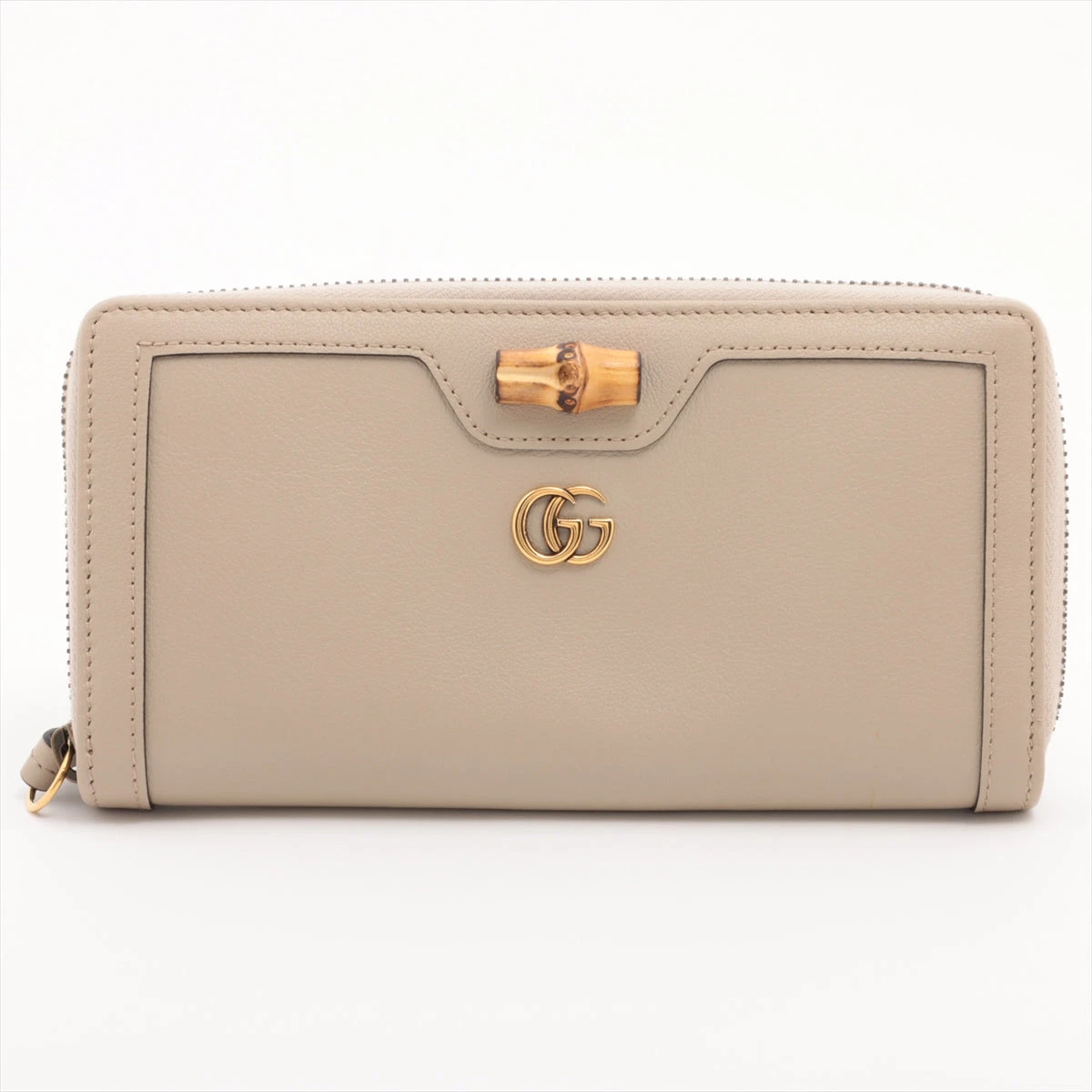 GUCCI グッチ GGマーモント ラウンドジップ 長財布 ベージュ 箱 保存袋 GUCCI グッチ GGマーモント ラウンドファスナー長財布 リザード