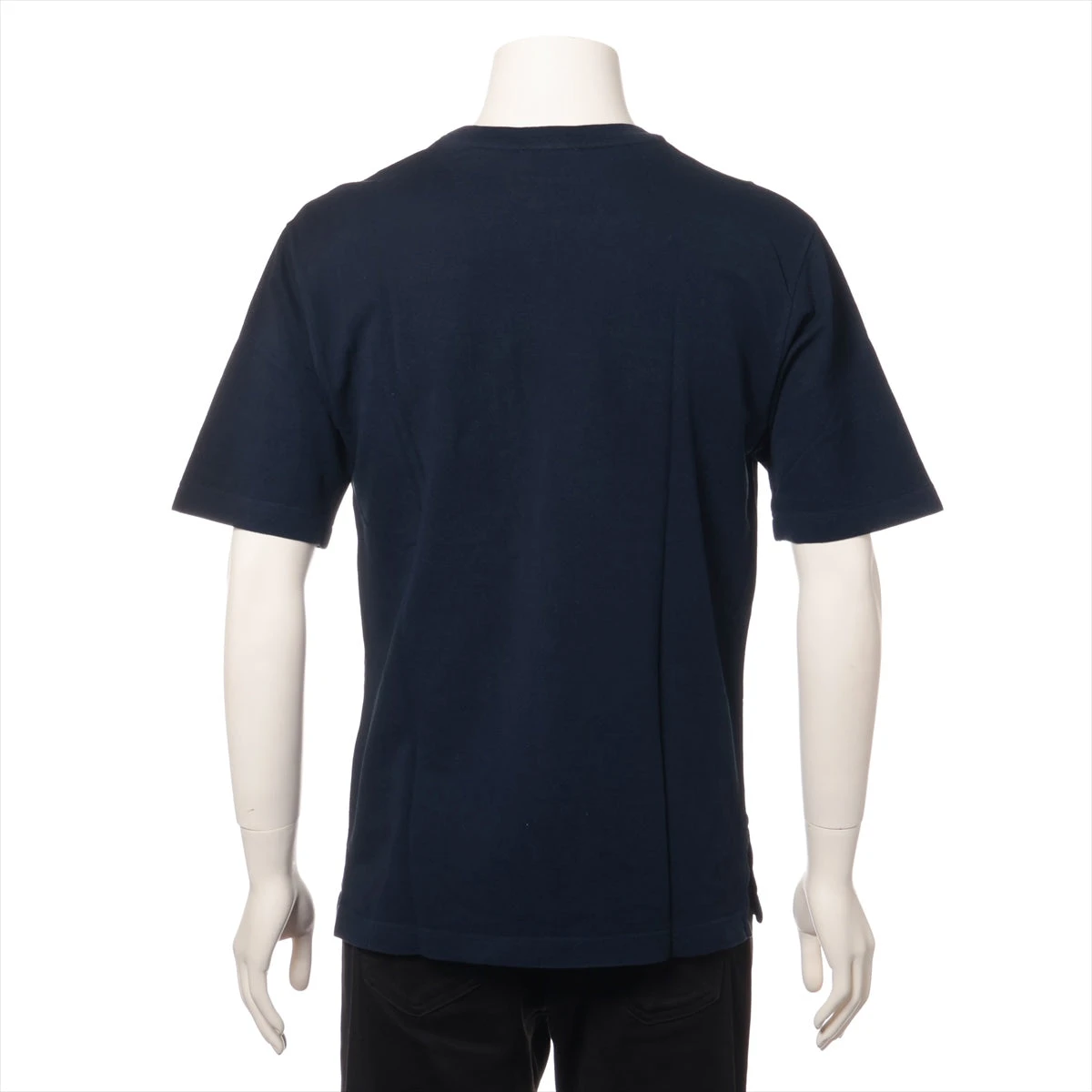 エルメス コットン Tシャツ S メンズ ネイビー H刺繍 A3048696｜中古