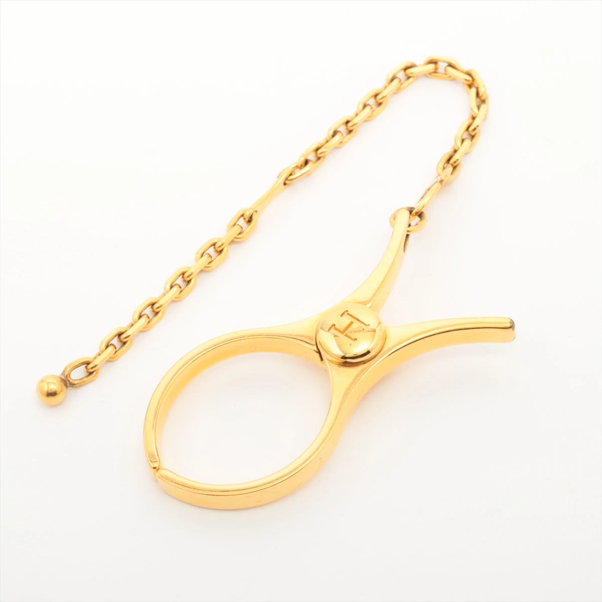 HERMES エルメス グローブホルダー フィルー ゴールド HERMES エルメス グローブホルダー 手袋ホルダー フィルー ドレ