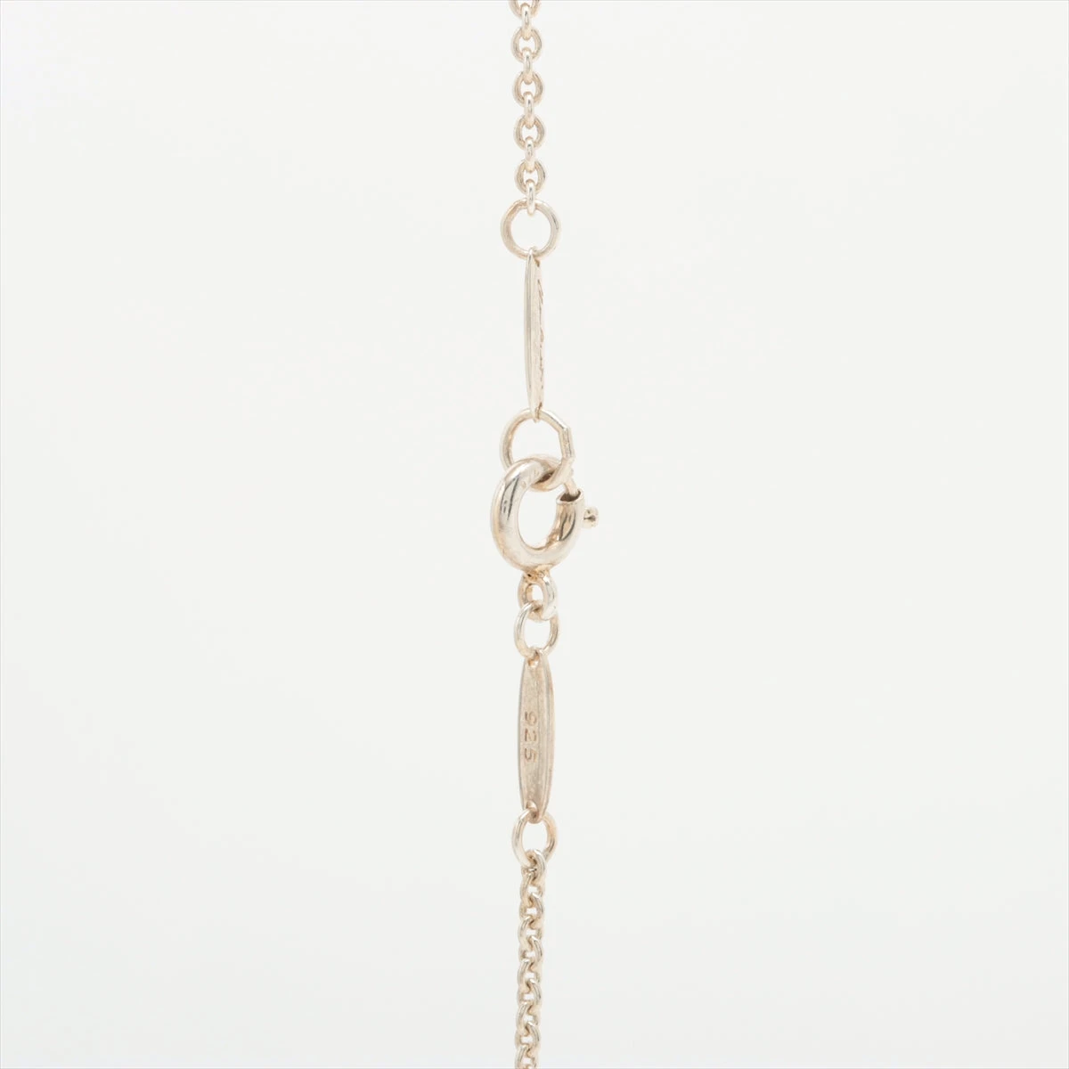 ティファニー エルサペレッティ レター ネックレス 925 5.3g シルバー