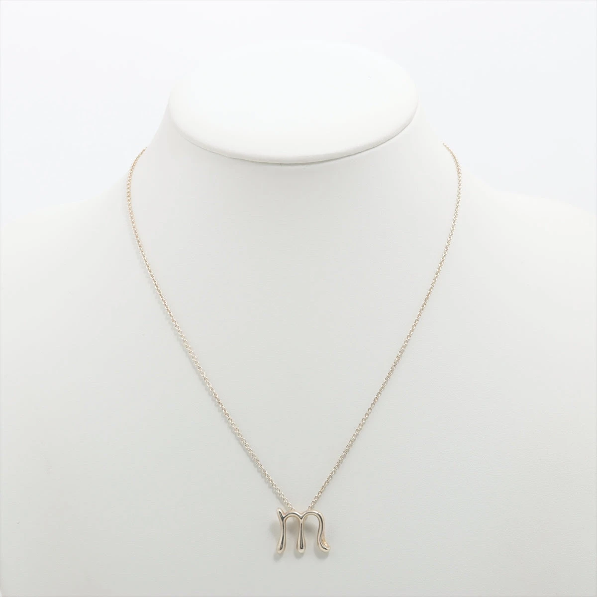 ティファニー エルサペレッティ レター ネックレス 925 5.3g シルバー