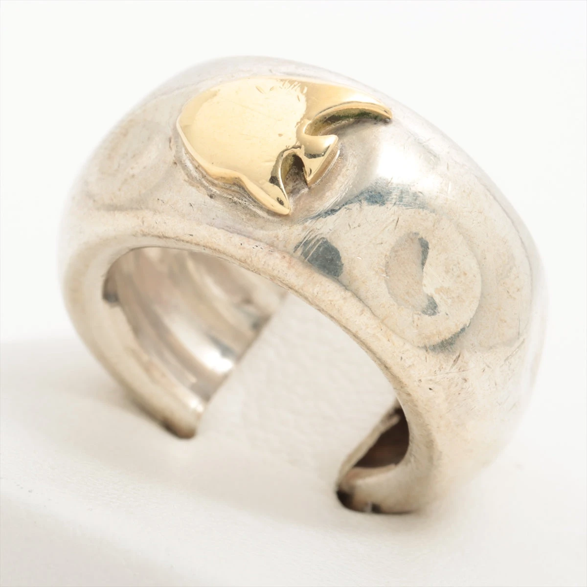 ポメラート ドド リング 925×750 19.3g ゴールド×シルバー フィッシュ