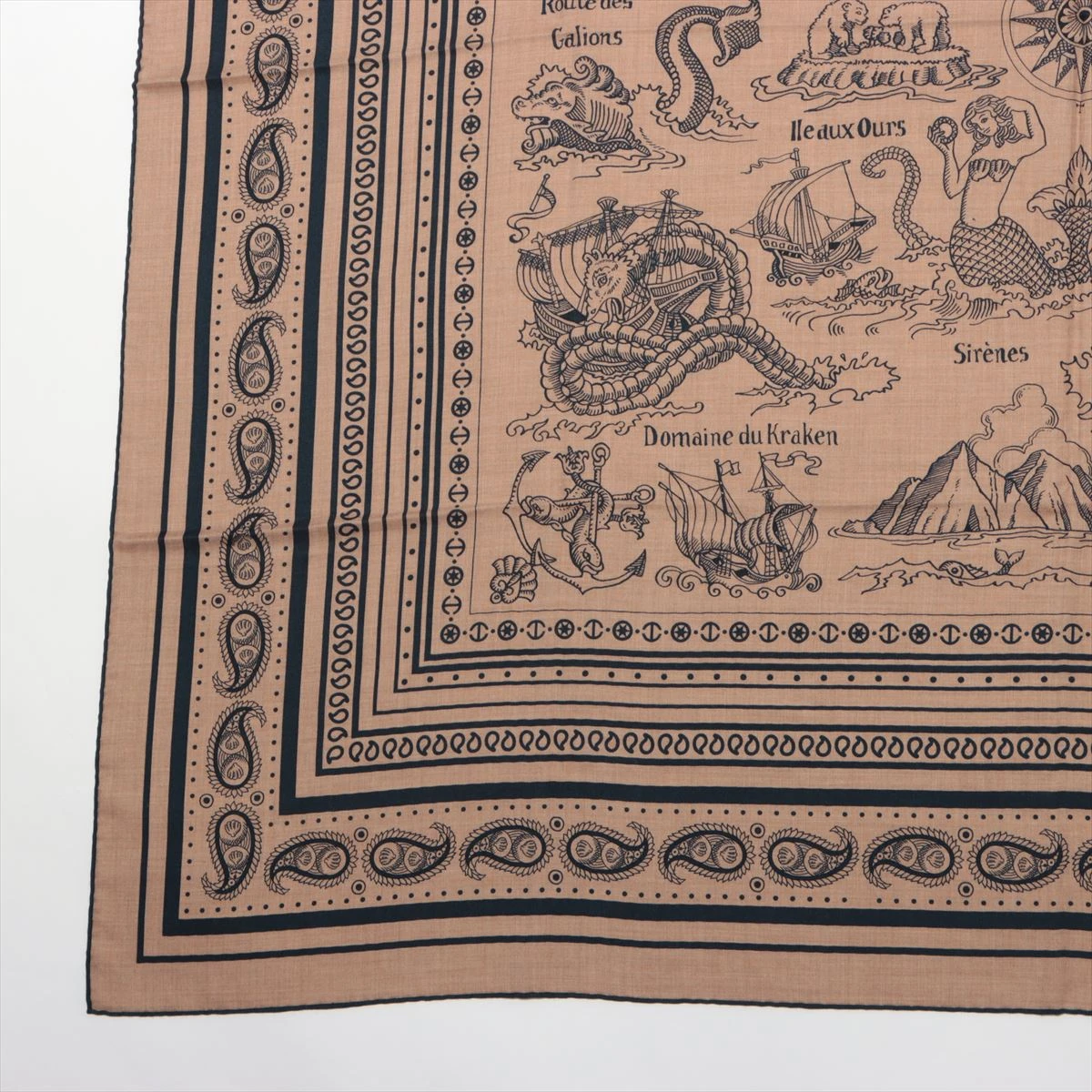 エルメス カレジェアン Tatouages Marins Bandana 船乗りのタトゥー