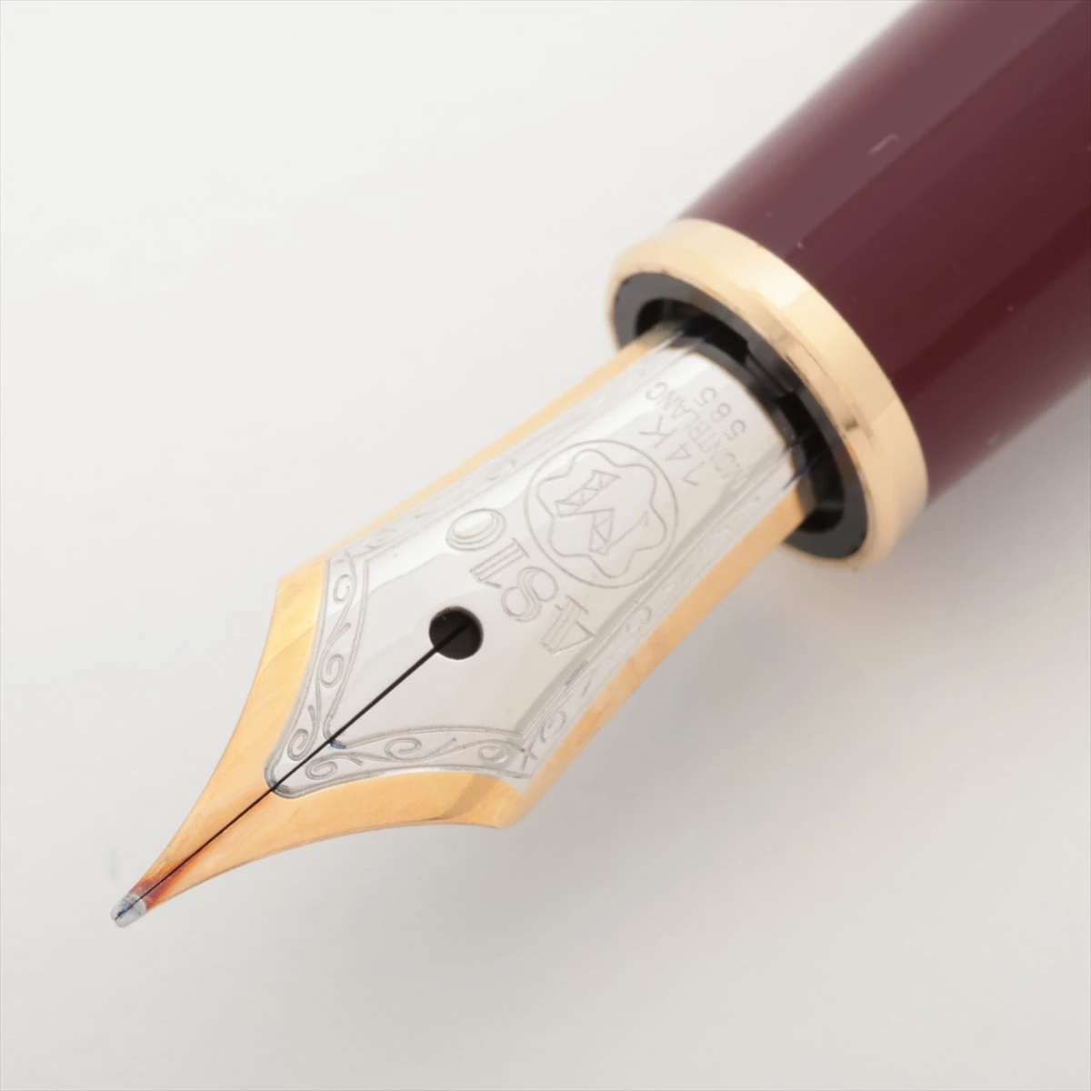 モンブラン レジン マイスターシュテュック 万年筆 ペン先14K ボルドー
