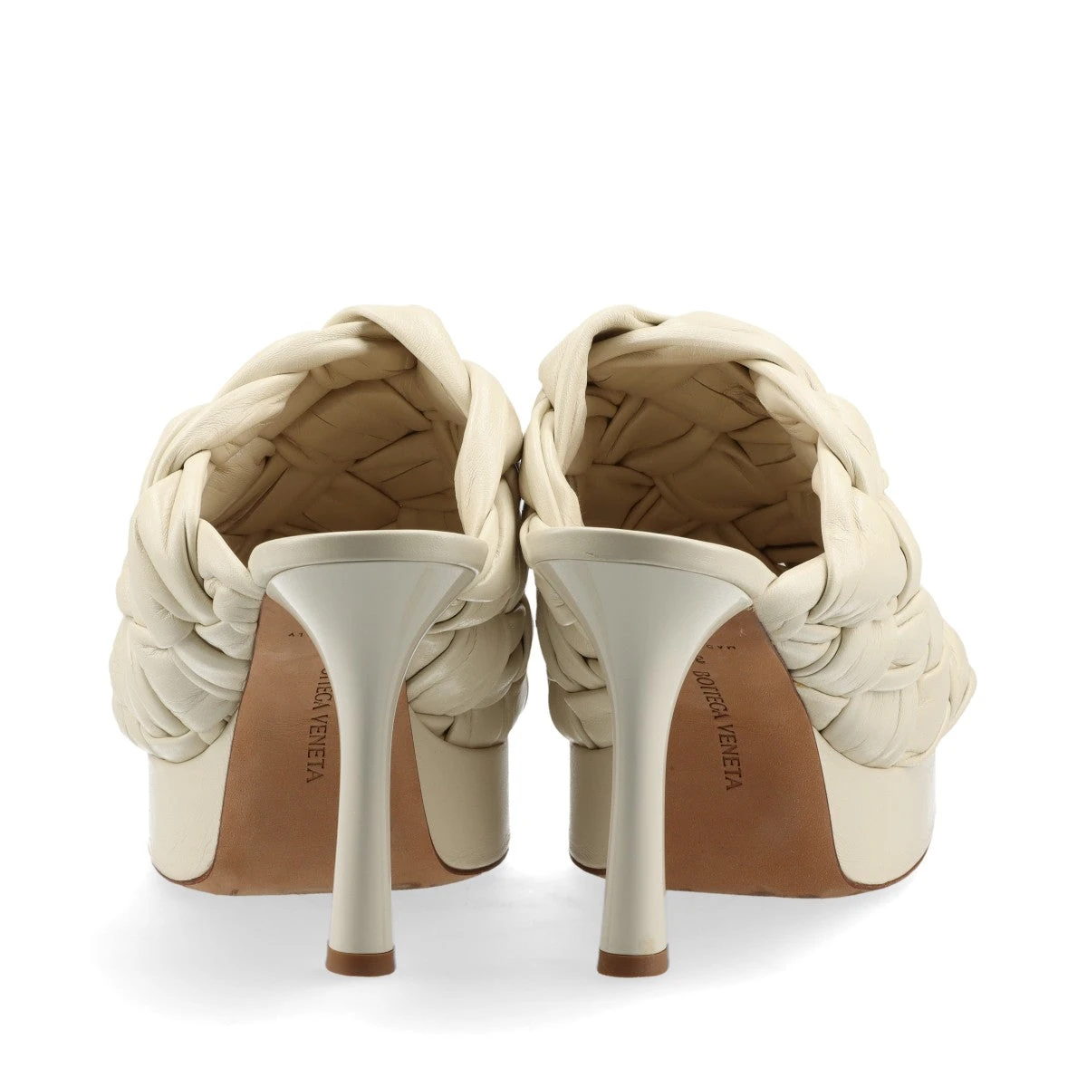 ボッテガヴェネタ イントレチャート レザー サンダル 35 レディース  