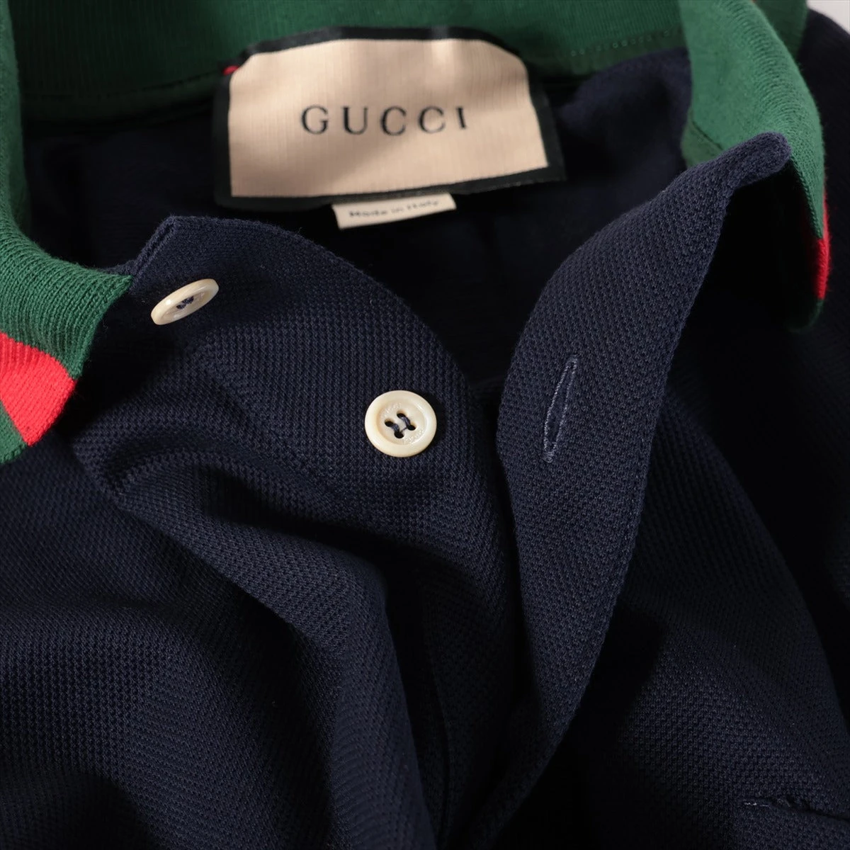 Gucci ネイビー GGロゴ ポロシャツ XL Gucci ネイビー GGロゴ ポロシャツ XL