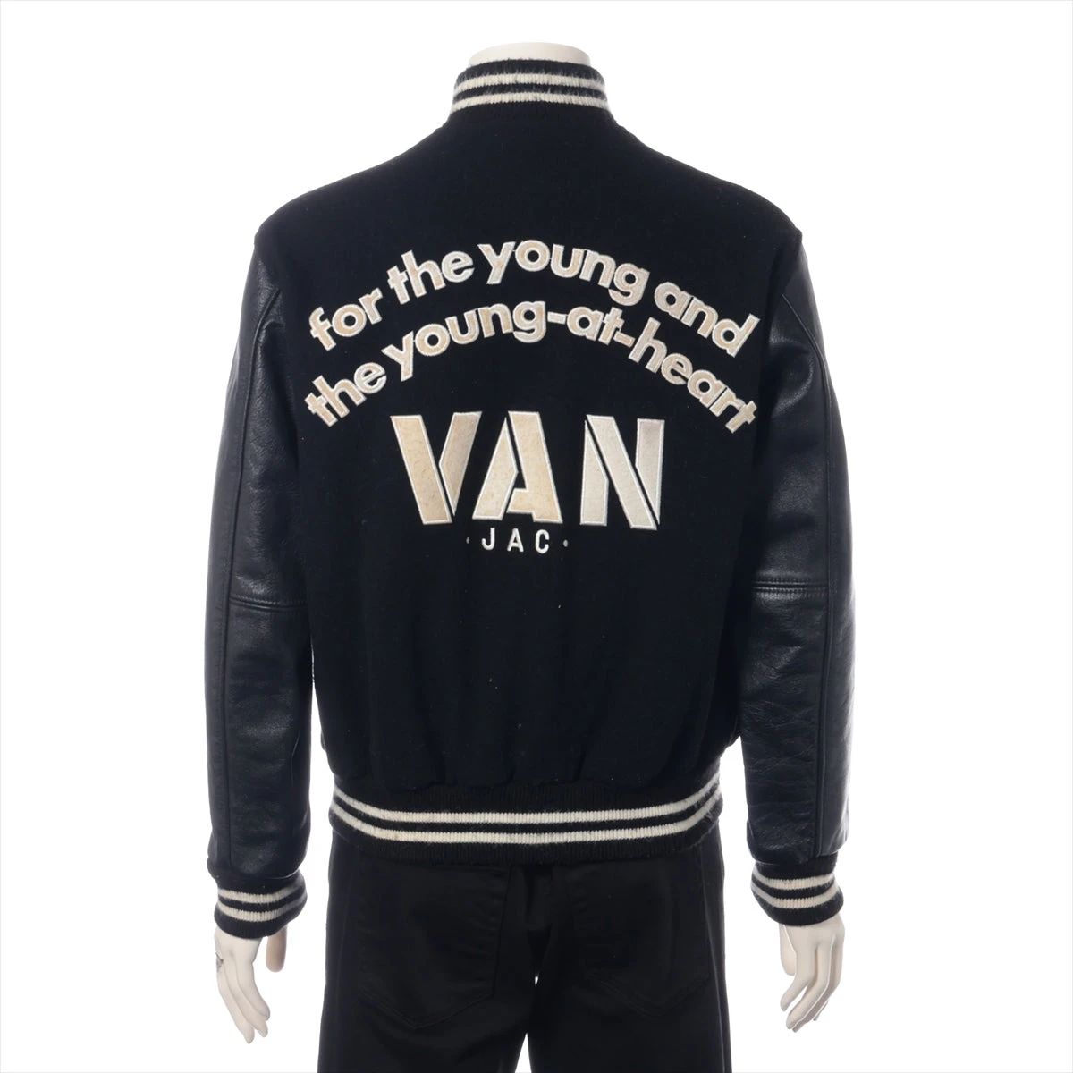 ヴァン ウール×ナイロン スタジャン M メンズ ブラック JW-10504