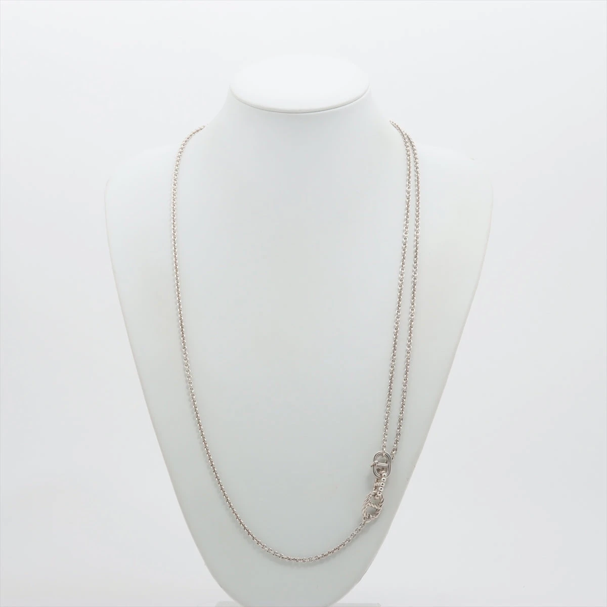 エルメス シェーヌダンクル パラードPM ネックレス 925 35.9g シルバー