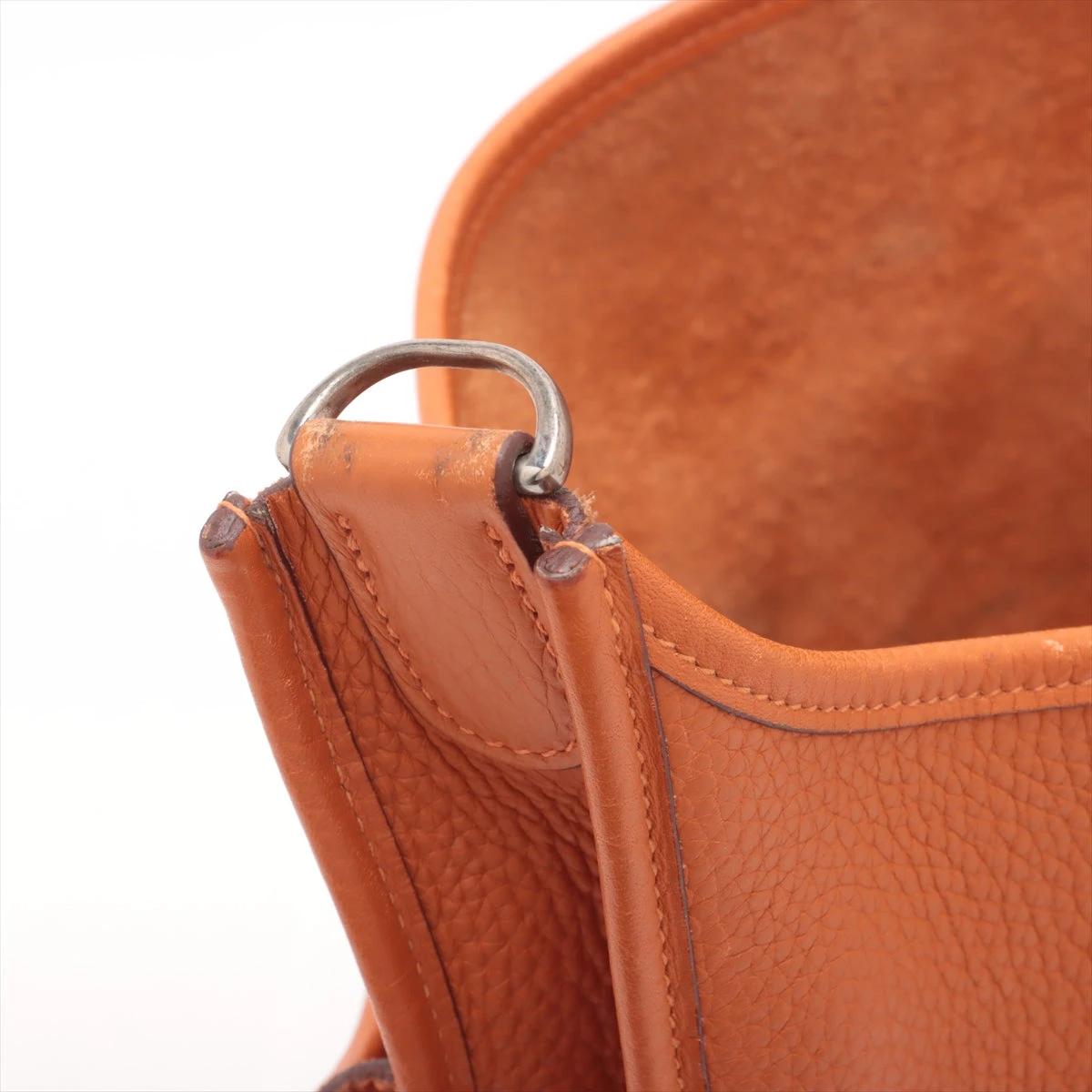 エルメス エブリン2 33 GM トゴ オレンジ シルバー金具 □I:2005年