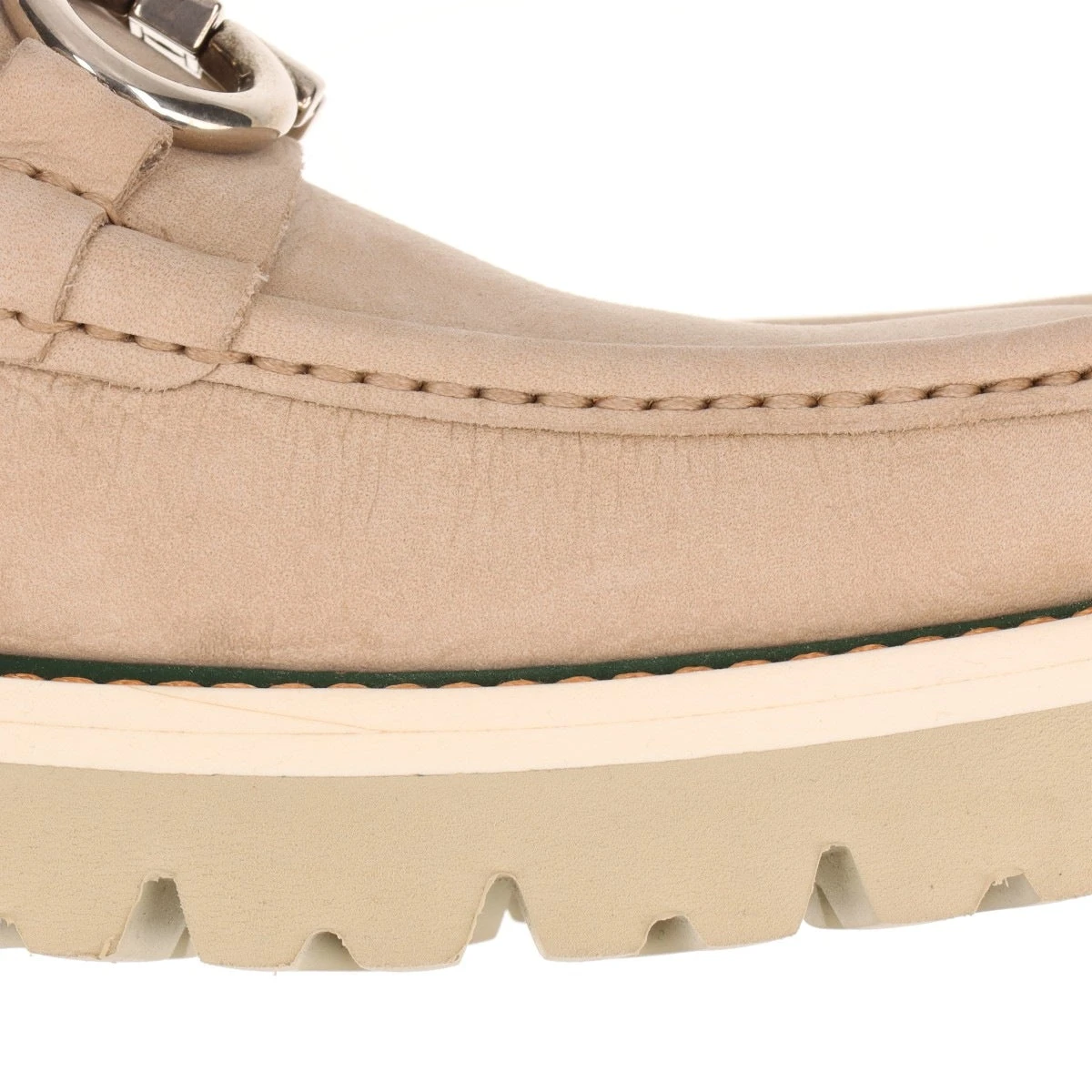 フェラガモ ガンチーニ ヌバックレザー ローファー 8 1/2 EE メンズ