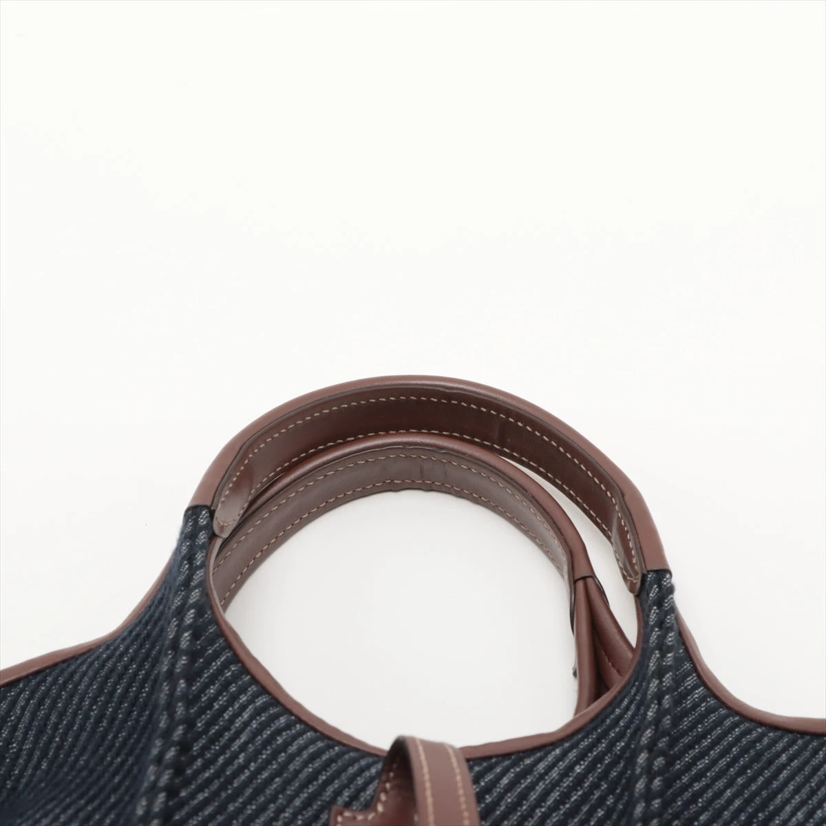 【 TOD'S 】Tタイムレス デニムバッグ Woman グレー T タイムレス レザー ショッピング バッグ ミニ