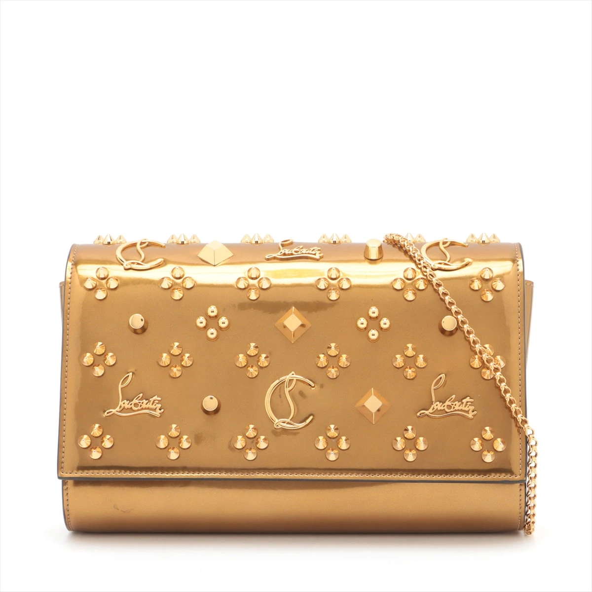 クリスチャンルブタン ショルダーバッグ ALLU online store｜ゴールド 