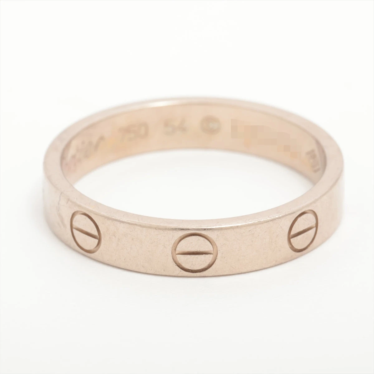 カルティエ　ミニラブリング 1P ダイヤ カルティエ(CARTIER)カルティエ ミニラブリング 1Pダイヤ リング・指輪