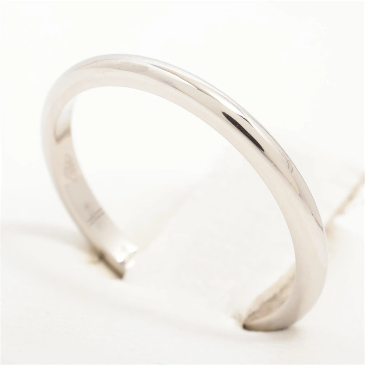 美品】BVGALI Pt950 ダイヤ0.35ctローマアモール リング 9号