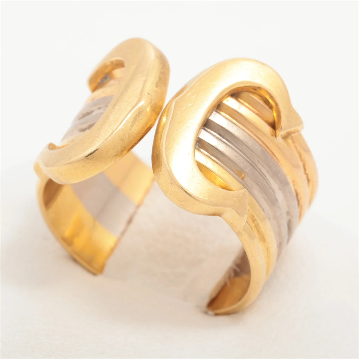 カルティエ 2C リング 750(YG×PG×WG) 7.0g 51 A3062367｜中古ブランド 