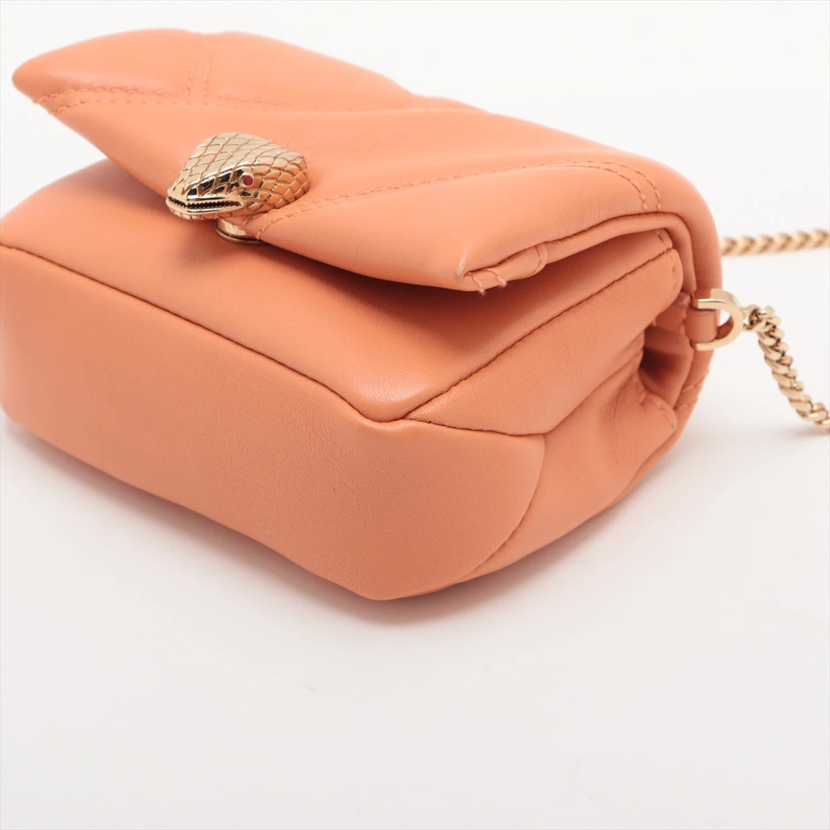 ブルガリ セルペンティ フォーエバー チェーンブレスレット オレンジ 袋付き ブルガリ セルペンティ フォーエバー チェーンブレスレット オレンジ