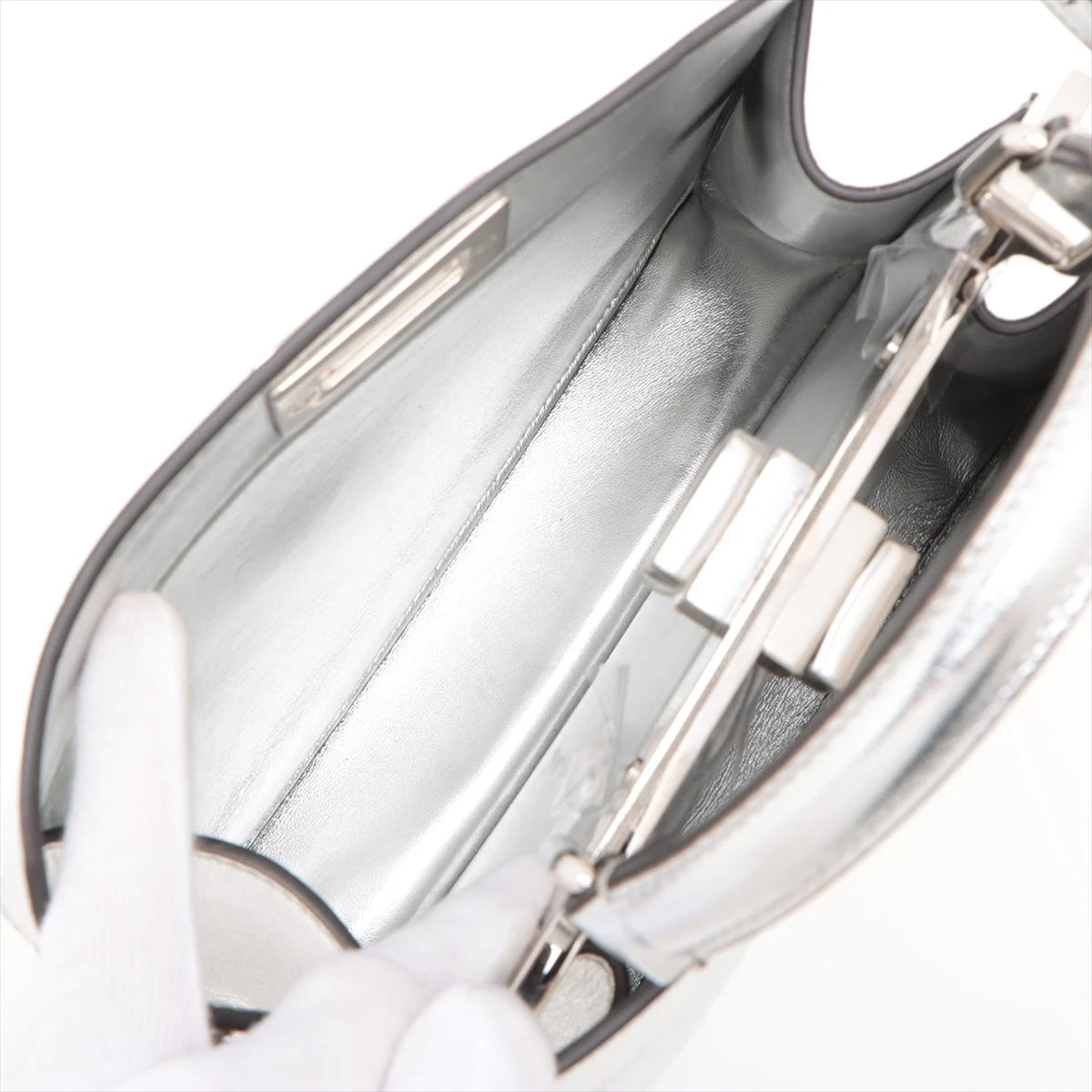 フェンディ ピーカブー アイシーユー スモール レザー 2WAY  