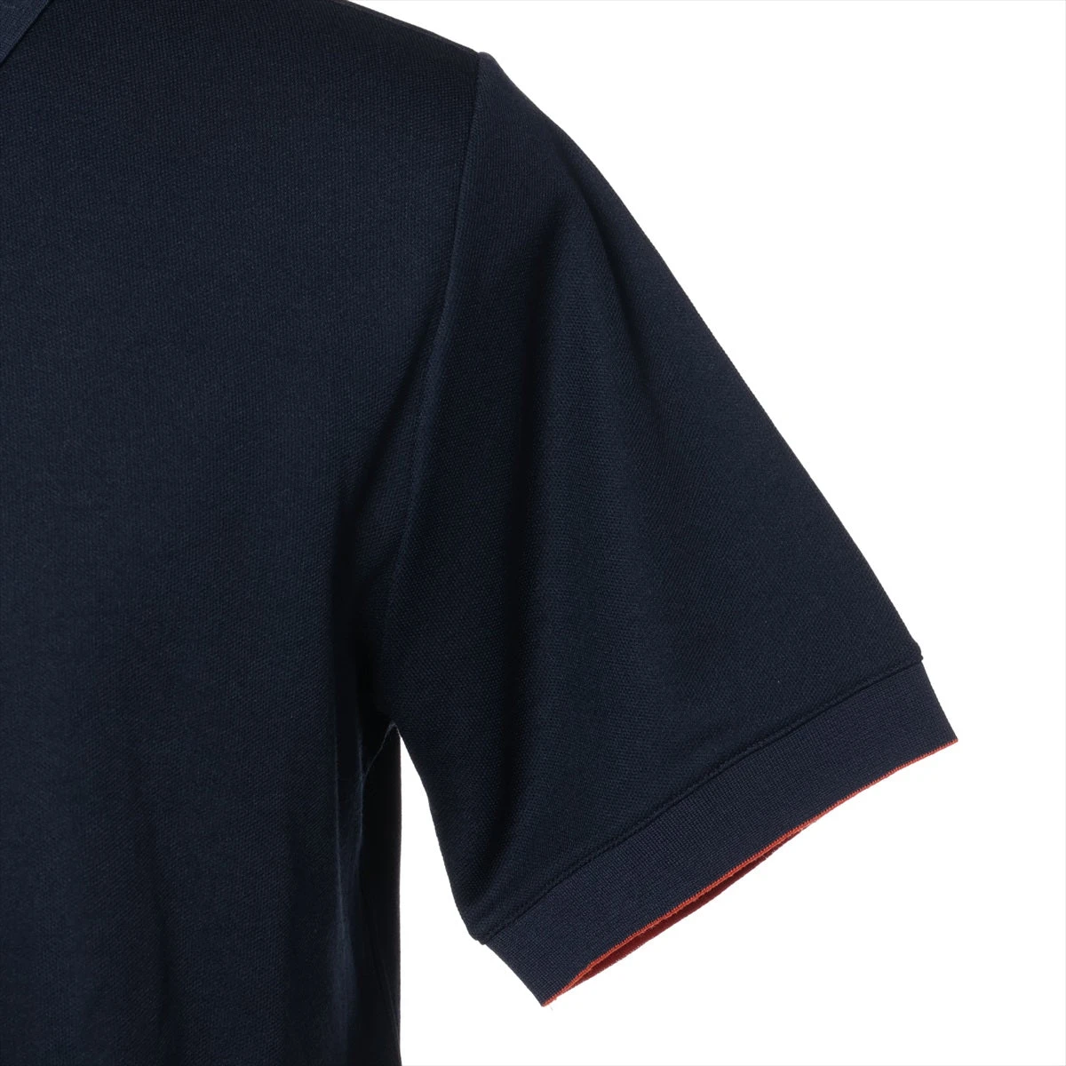 エルメス セリエ コットン×ポリエステル ポロシャツ M メンズ