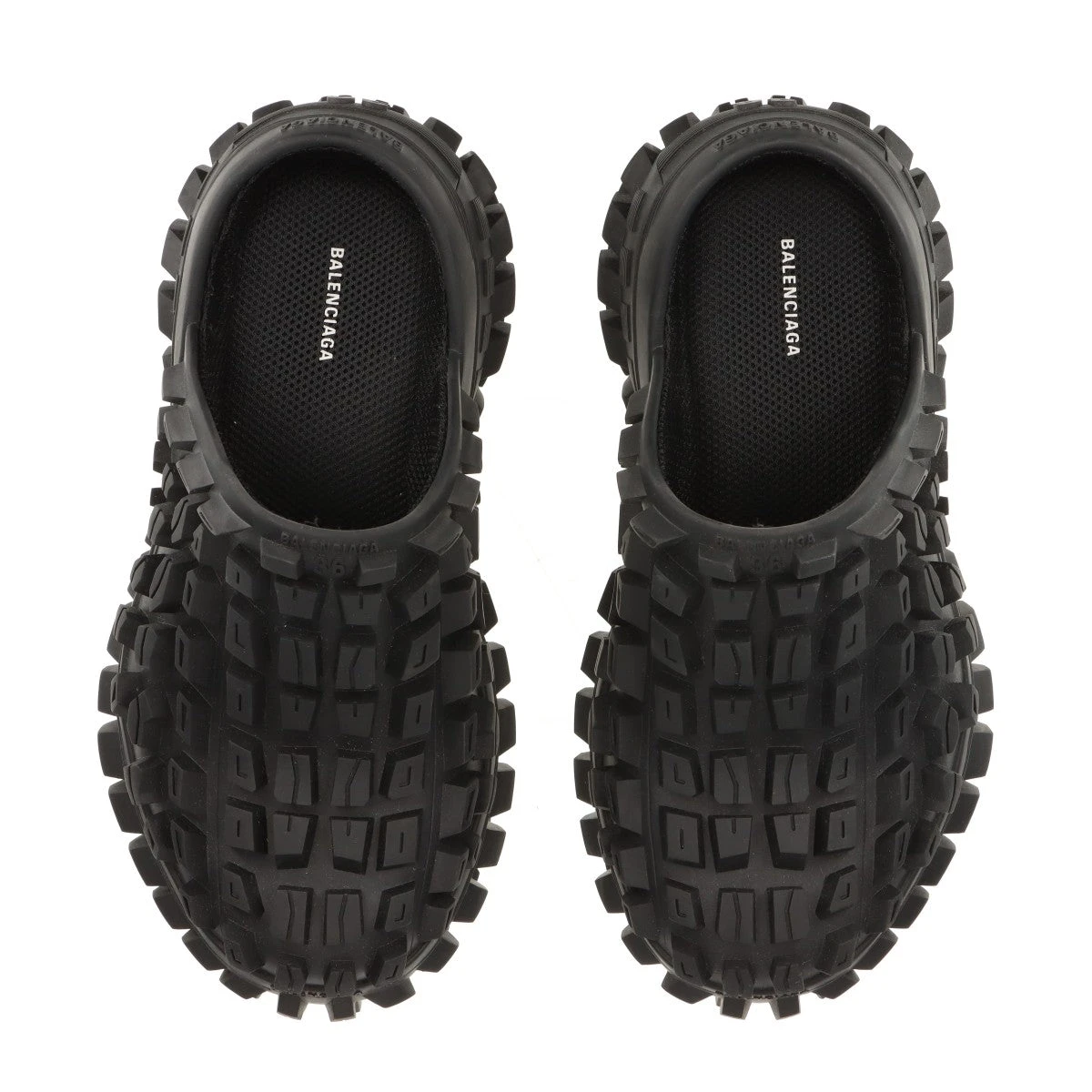 国内発】BALENCIAGA x Hardcrocs プラットフォーム スライド