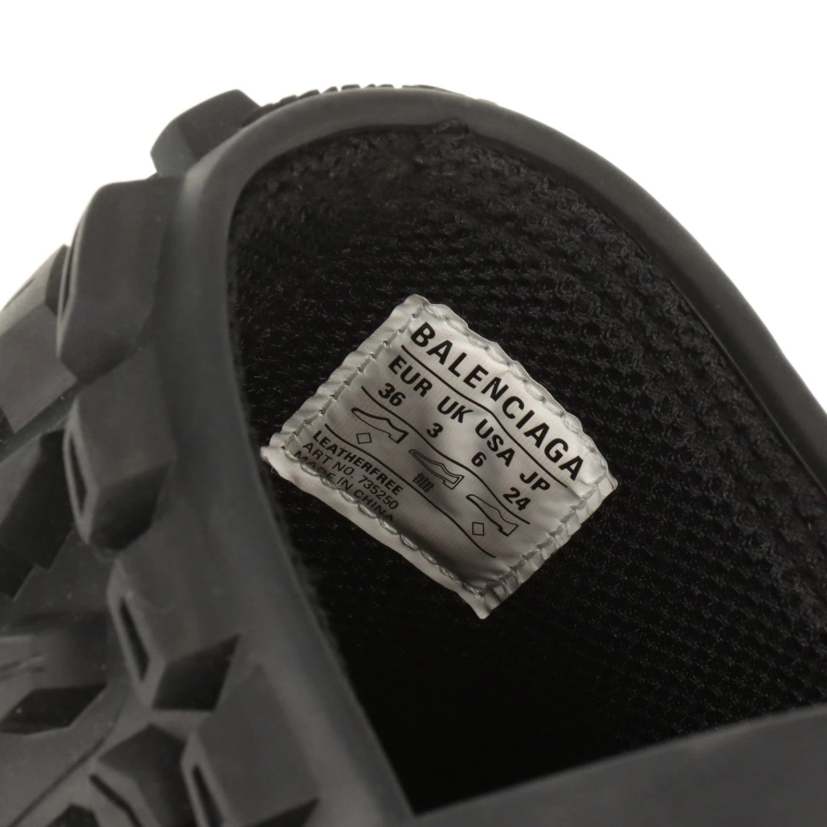 バレンシアガ バウンサー メッシュ×ラバー ミュール 24cm バレンシアガ バウンサー メッシュ×ラバー ミュール 24cm