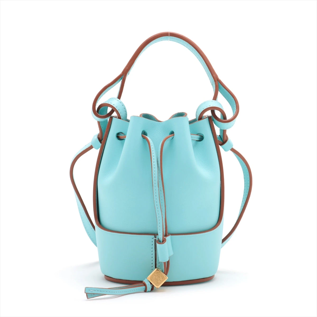 ロエベ バルーンバッグ ナノ レザー 2WAYショルダーバッグ ライト