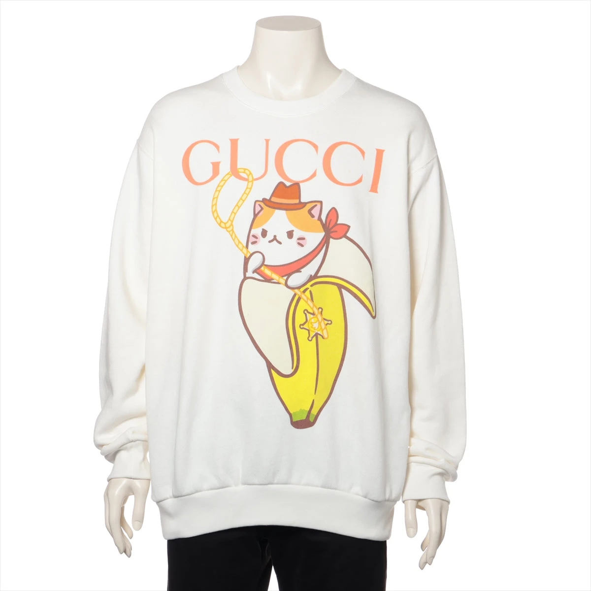 GUCCI グッチ スウェット ばなにゃ スパンコール Lサイズ 2