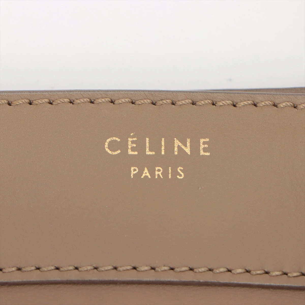 本革 ラゲージ ハンドバッグ ブラウン CELINE セリーヌ ラゲージ マイクロ レザー ハンド バッグ