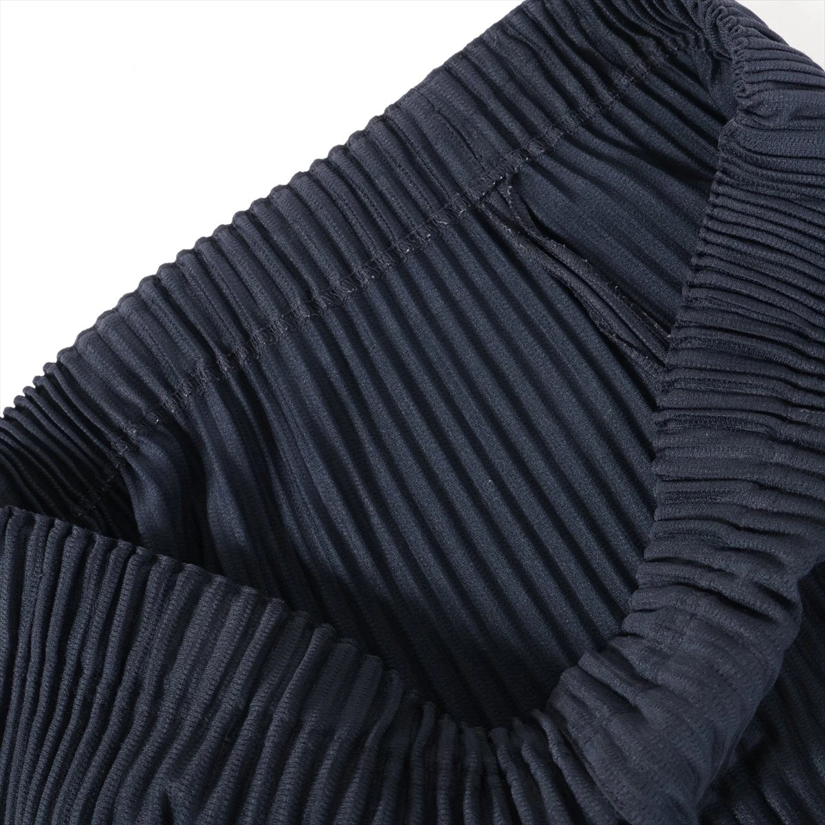 オムプリッセ イッセイミヤケ ポリエステル パンツ 2 メンズ ネイビー