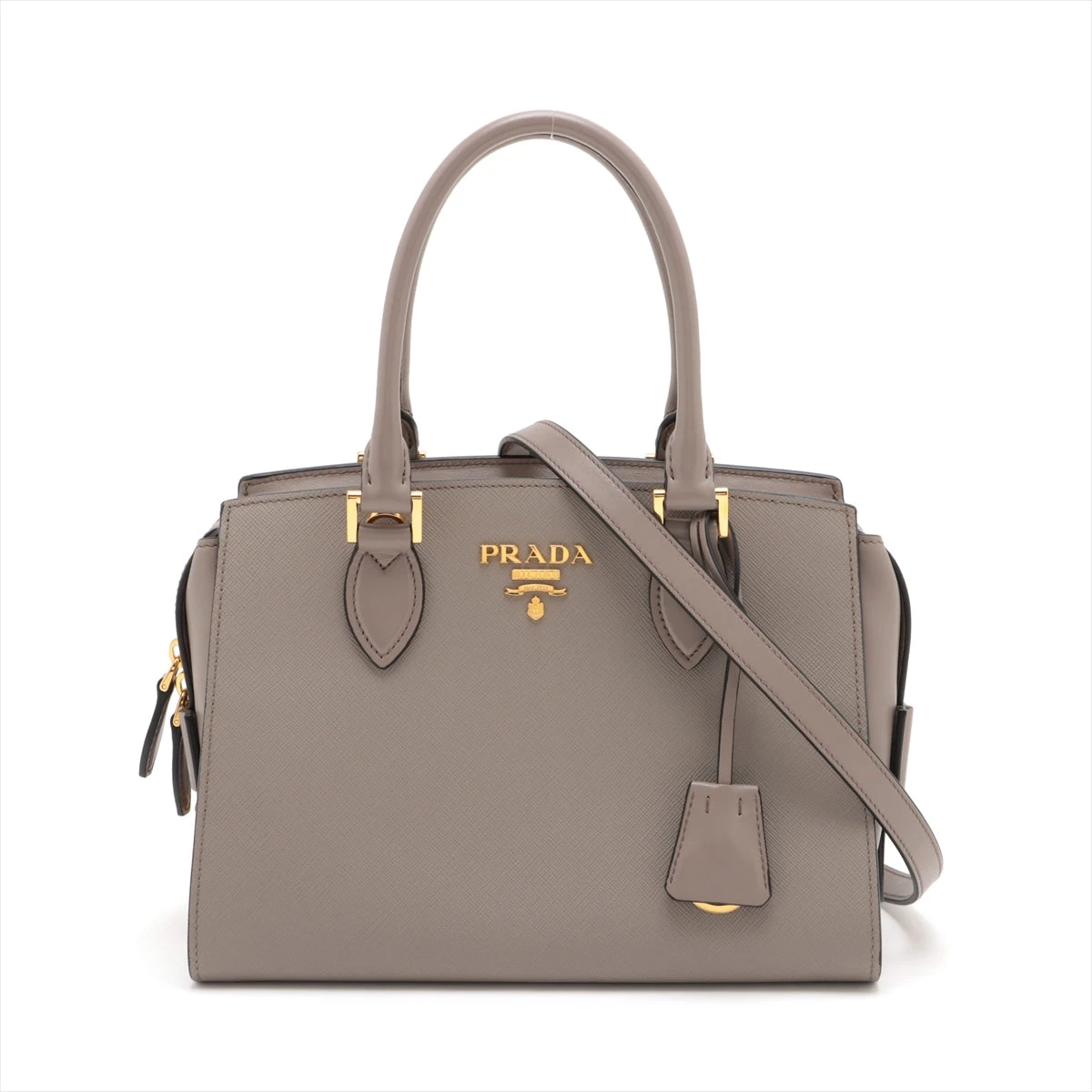 PRADA サフィアーノ ハンドバッグ / グレージュ