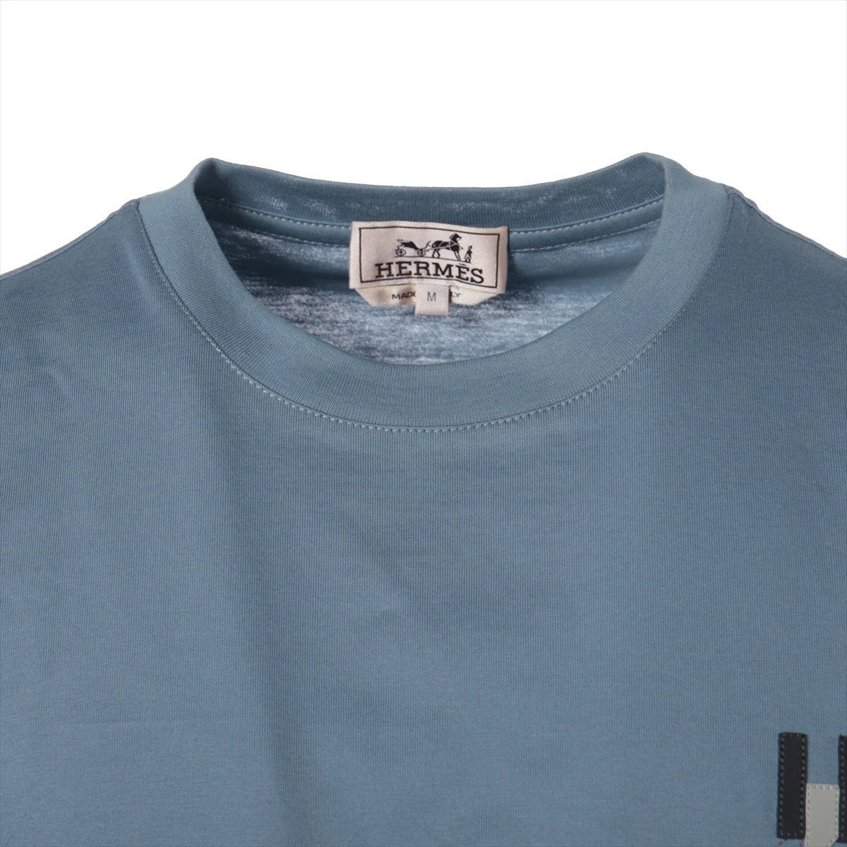 中古・古着通販】HERMES (エルメス) ロゴ刺繍サドルステッチ