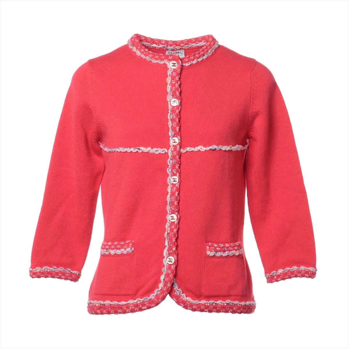 シャネル CHANEL ココボタン カシミヤ カーディガン アンサンブル