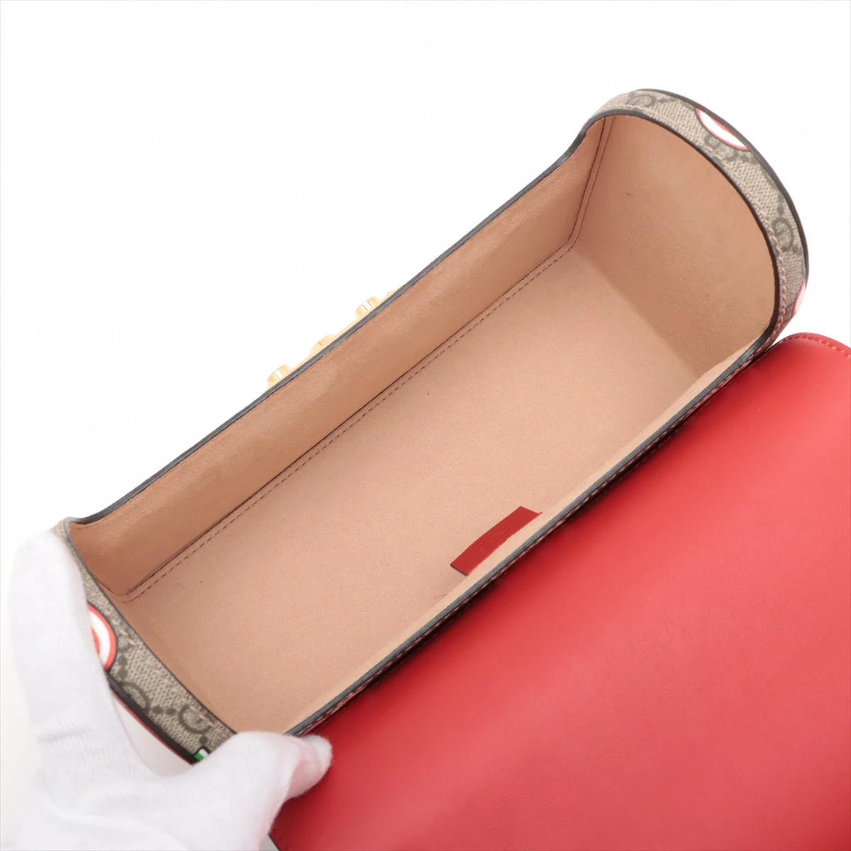 グッチ GGスプリーム タイガー ハンドバッグ PVC GUCCI グッチ GGスプリーム PVC ショルダーバッグ - メルカリ
