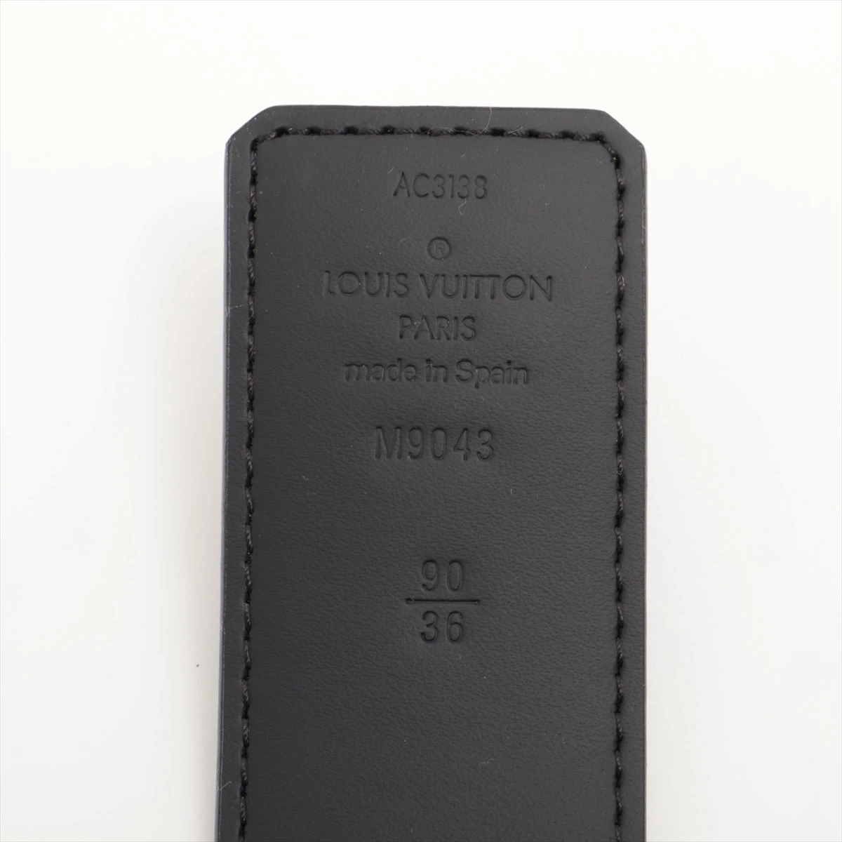 ヴィトン M9043 サンチュール LVイニシアル AC3138 ベルト 90