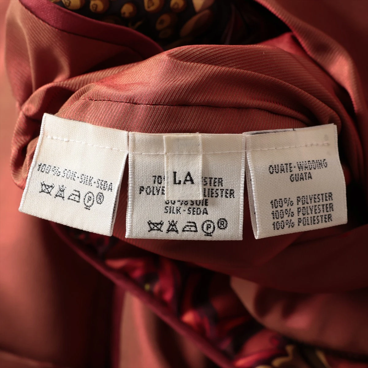 エルメス マルジェラ期 シルク×ポリエステル ジャケット LA レディース