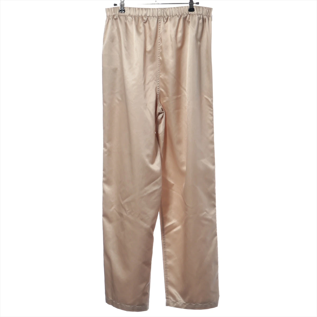 新品✨ フェンディ 22aw シルクパンツ ベージュ ロゴ サイドジップ 新品✨ フェンディ 22aw シルクパンツ ベージュ ロゴ サイド