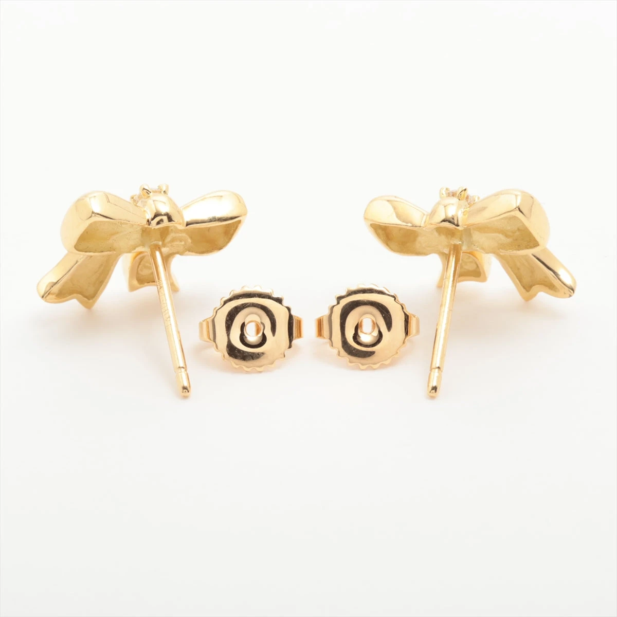 sale！　Tiffany & Co. リボン型ピアス（両耳用） YG750 TIFFANY&Co[ティファニー] リボン ピアス 並行輸入品 | 世光時計店