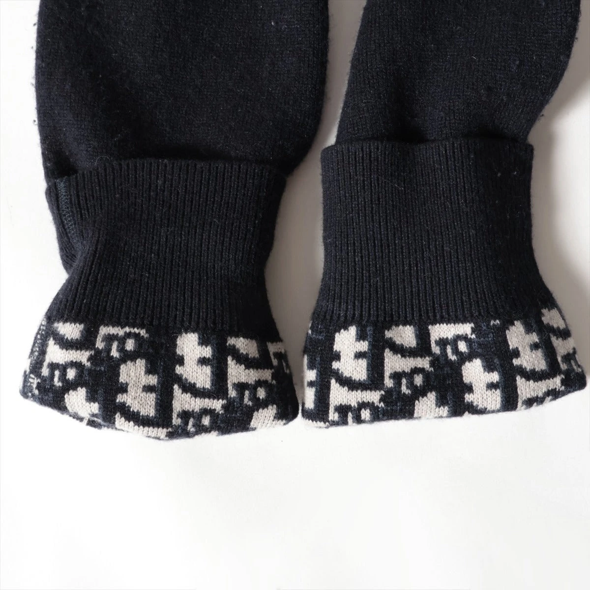 クリスチャンディオール オブリーク カシミヤ×ナイロン パーカー 38