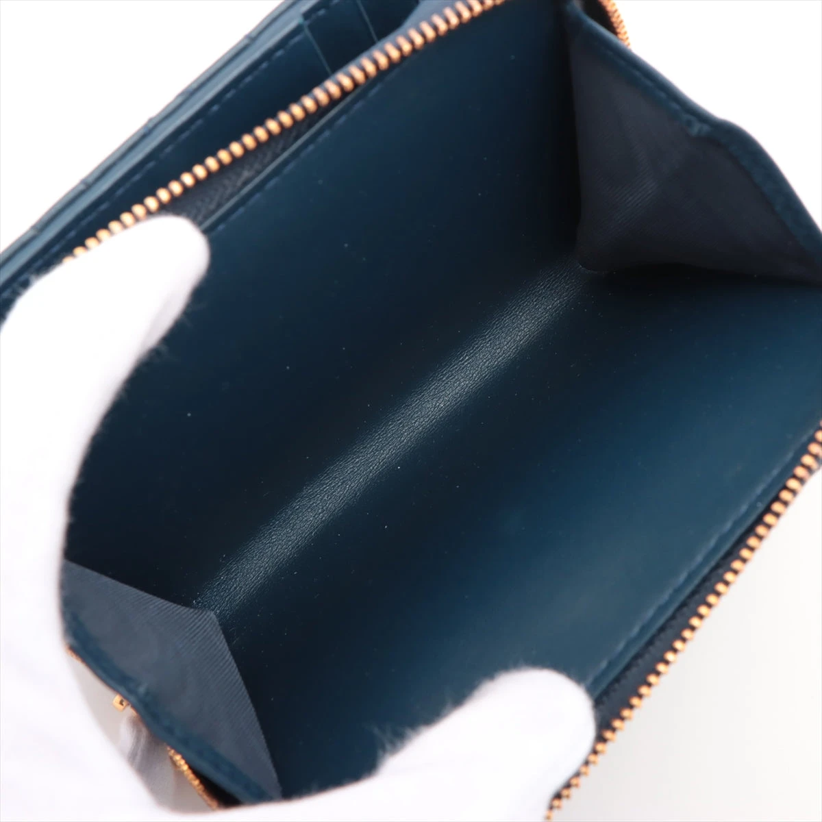 ディオール レディディオール カナージュ パテントレザー 財布