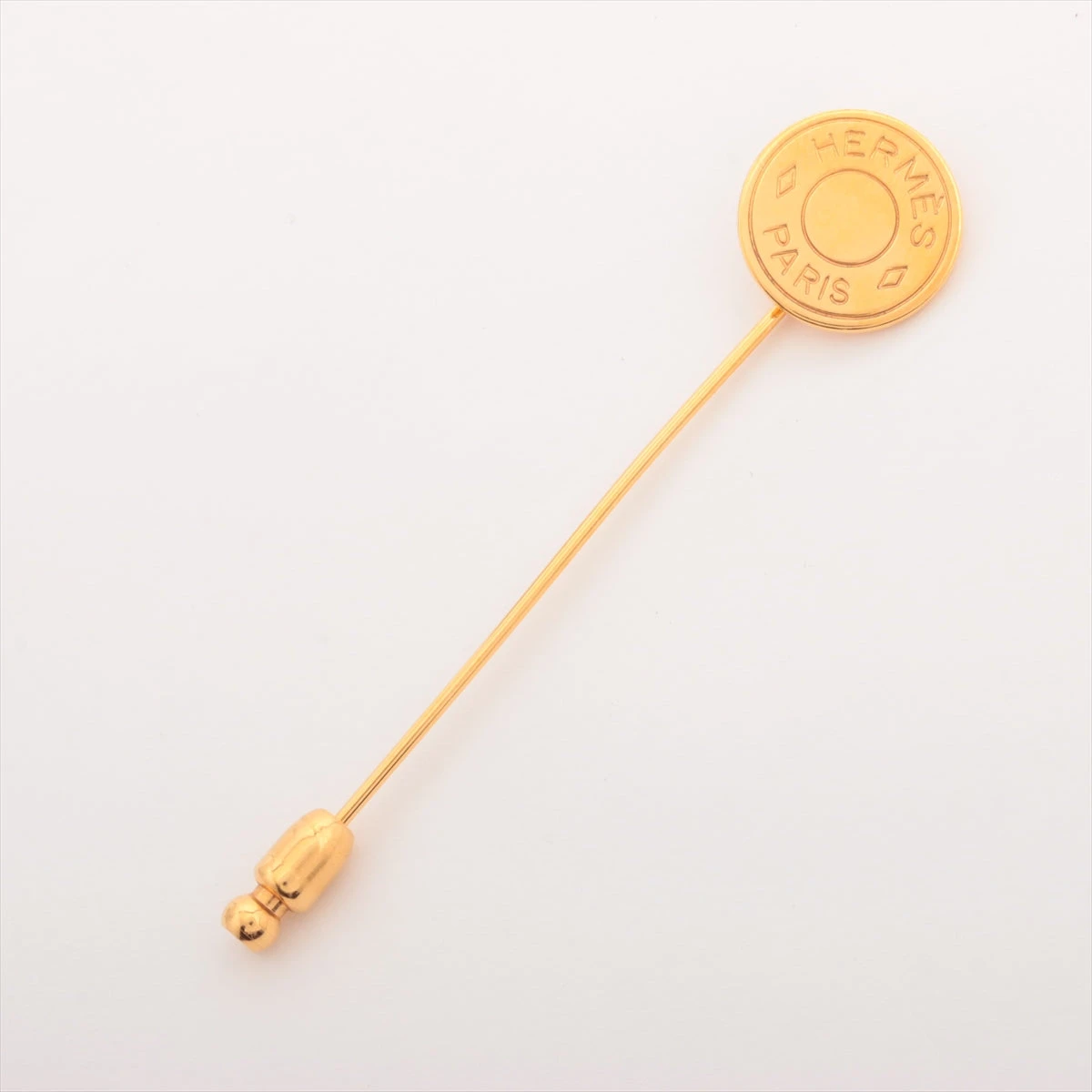 エルメス セリエ ピンブローチ GP ゴールド A3069066｜中古