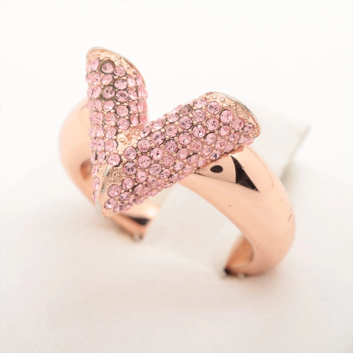 ルイヴィトン ストラス ハートリング Sサイズ 約9号 ゴールドカラー 指輪 ルイヴィトン ストラス ハートリング Sサイズ 約9号 ゴールドカラー