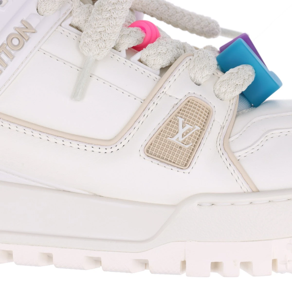 ヴィトン LVトレイナーマキシライン 23年 レザー×ファブリック