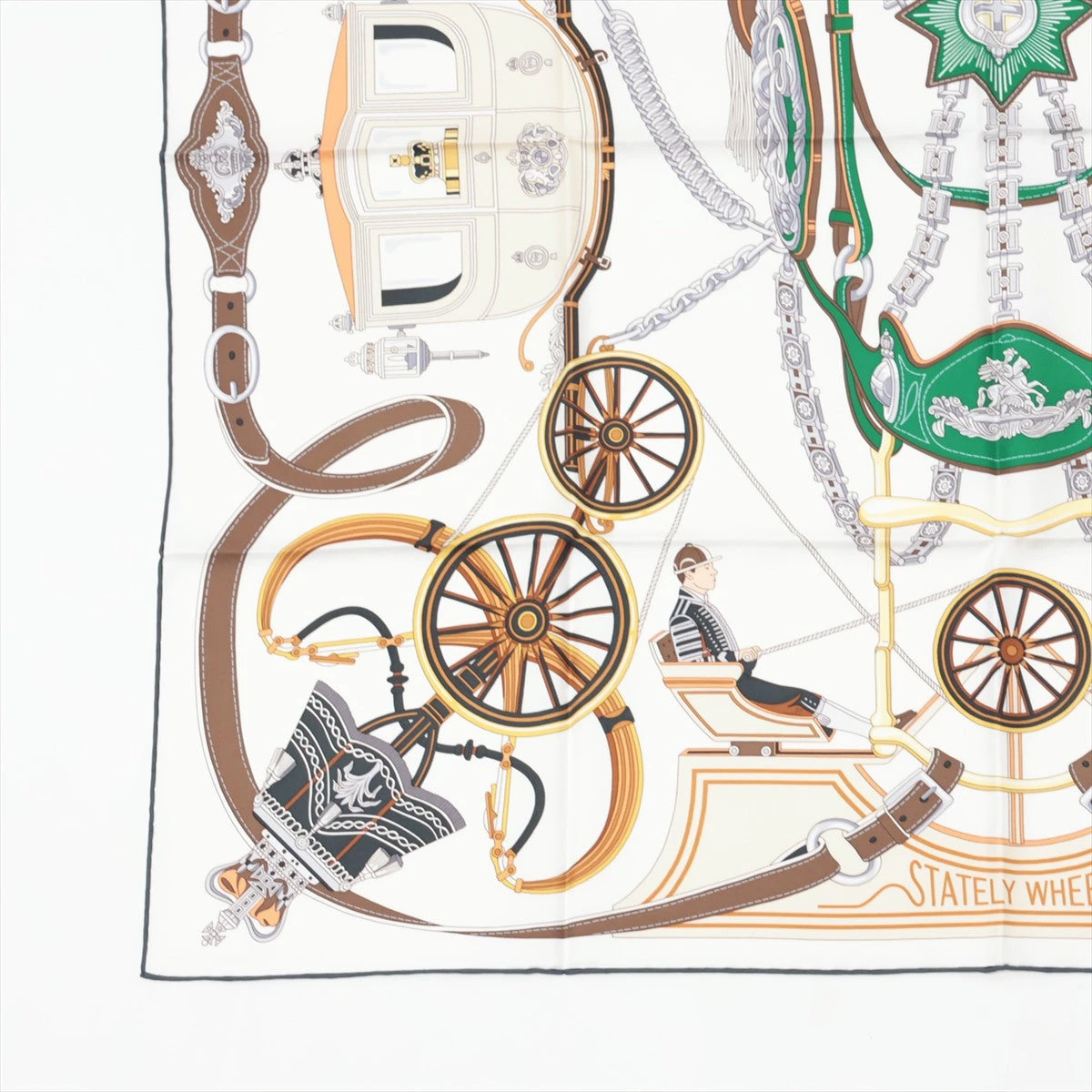 エルメス カレ90 STATELY WHEELS ステイトリー ホイールズ