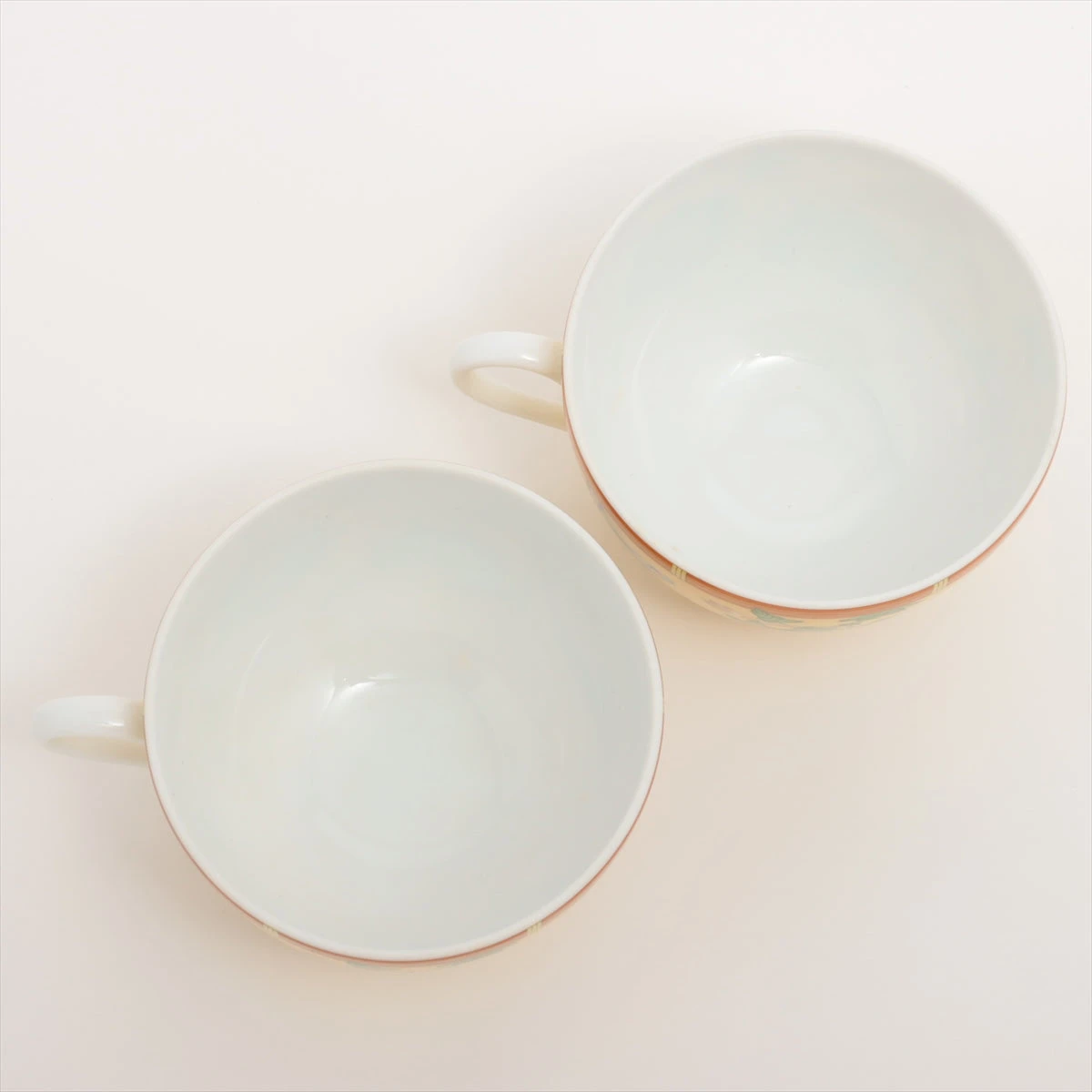 エルメス シエスタ カップ&ソーサー 陶器 オレンジ 2客セット A3052832 
