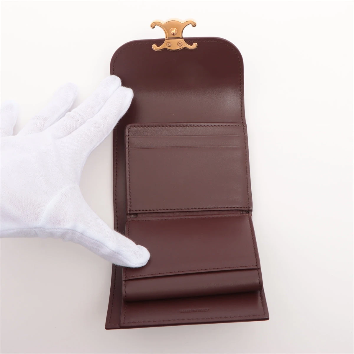 CELINE セリーヌ 10D783BZG.04LU Small Flap Wallet Triomphe