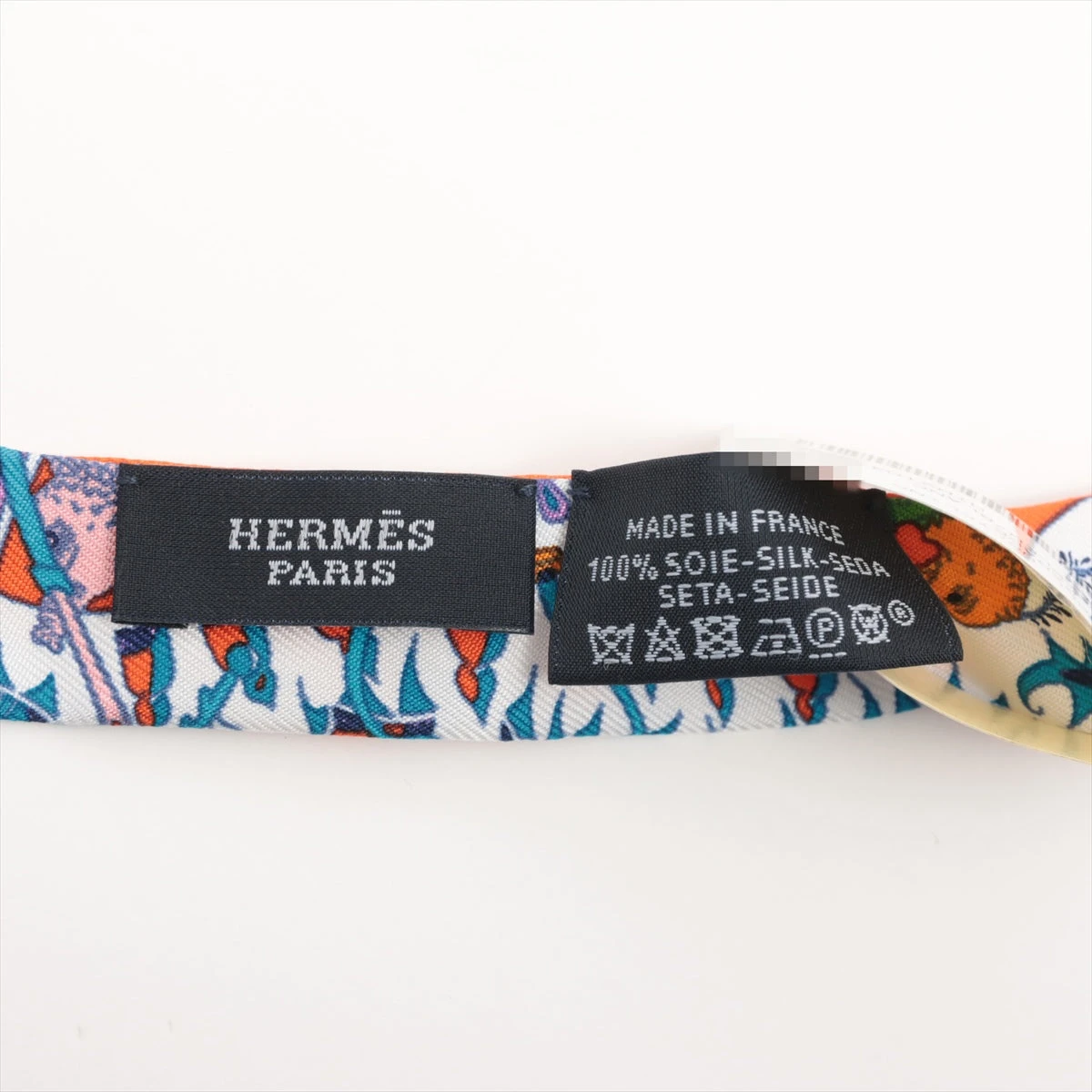 HERMES ツイリードールキャンディ オレンジ ブラック シルク スカーフ 2022年秋冬 HERMES エルメス スカーフ ツイリー ツイリードール