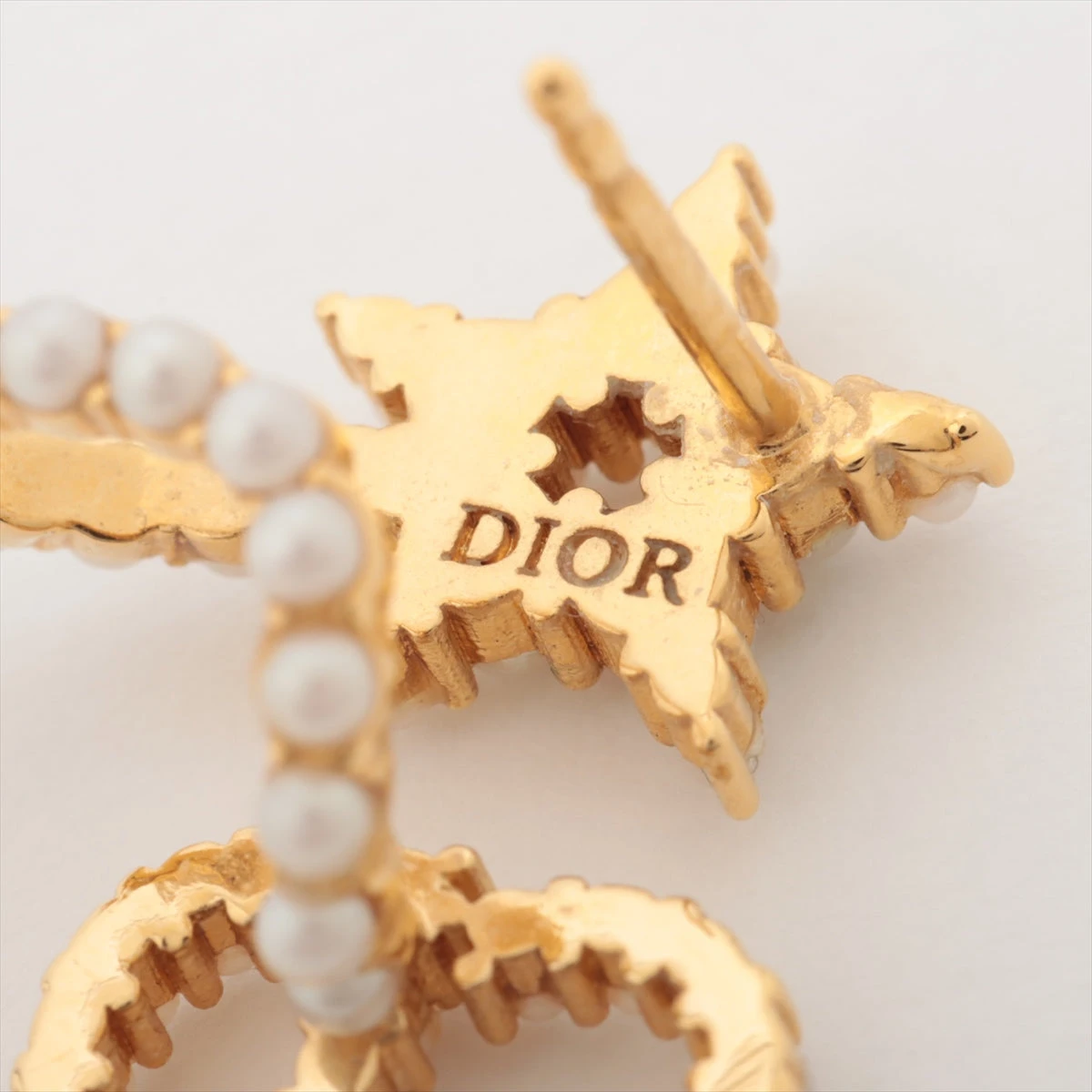Dior 片耳用ピアス クレールディーリュヌ DIOR | Clair D Lune ピアス メタル & クリスタル