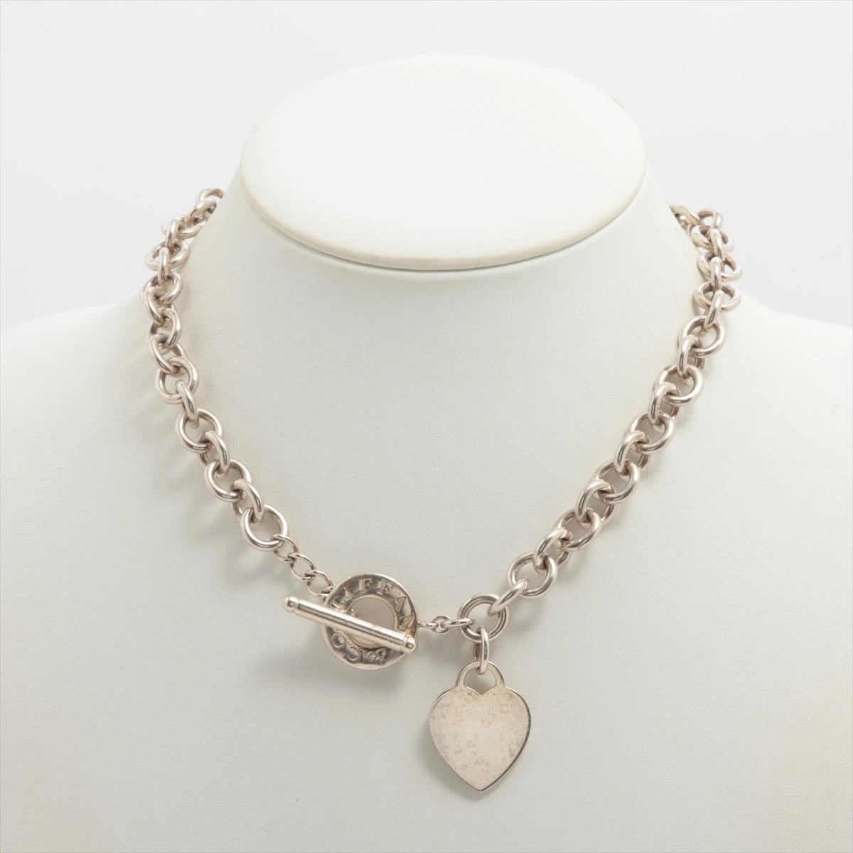 Tiffany ハートタグ ラリアット シルバー チョーカー チェーン 925